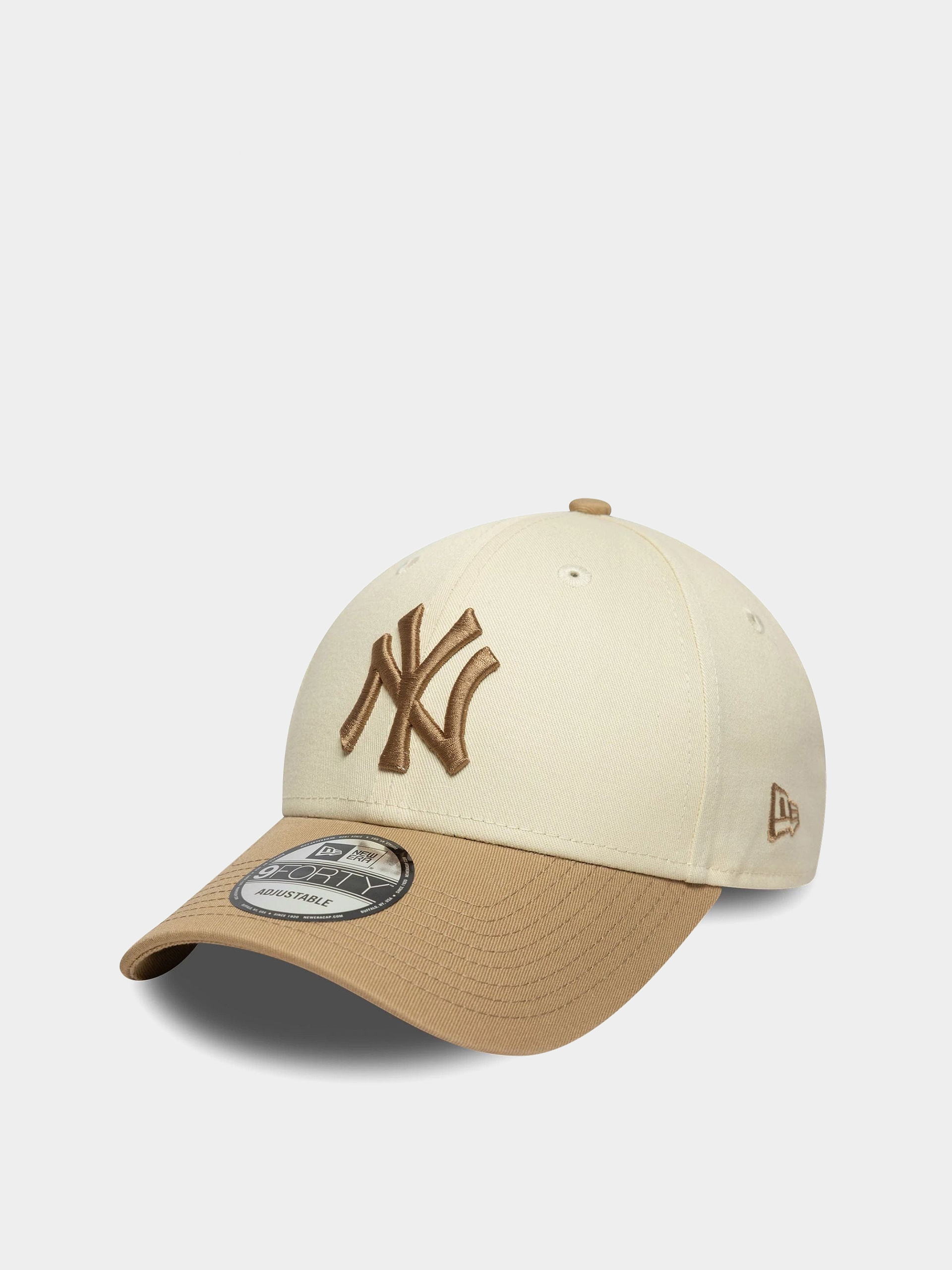 New Era Cap Colour Block 9Forty New York Yankees (light cream/camel)
