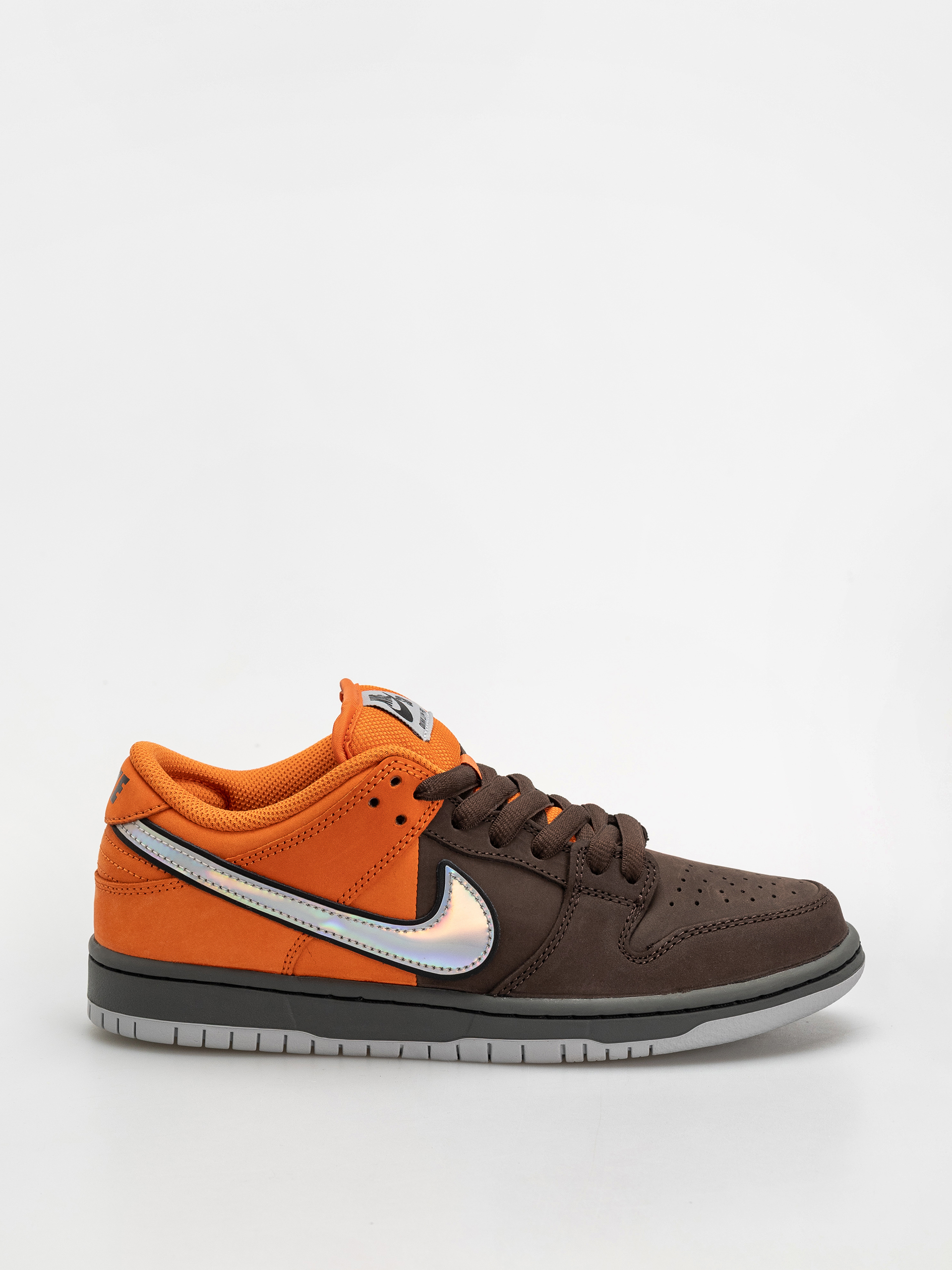Nike SB Dunk Low Pro Shoes (safety orange/wolf grey baroque brown)