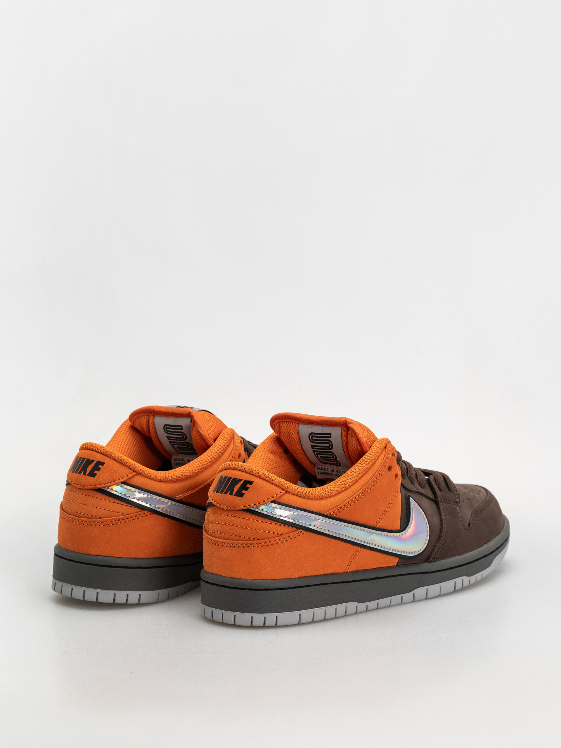 Nike SB Dunk Low Pro Schuhe (safety orange/wolf grey baroque brown)