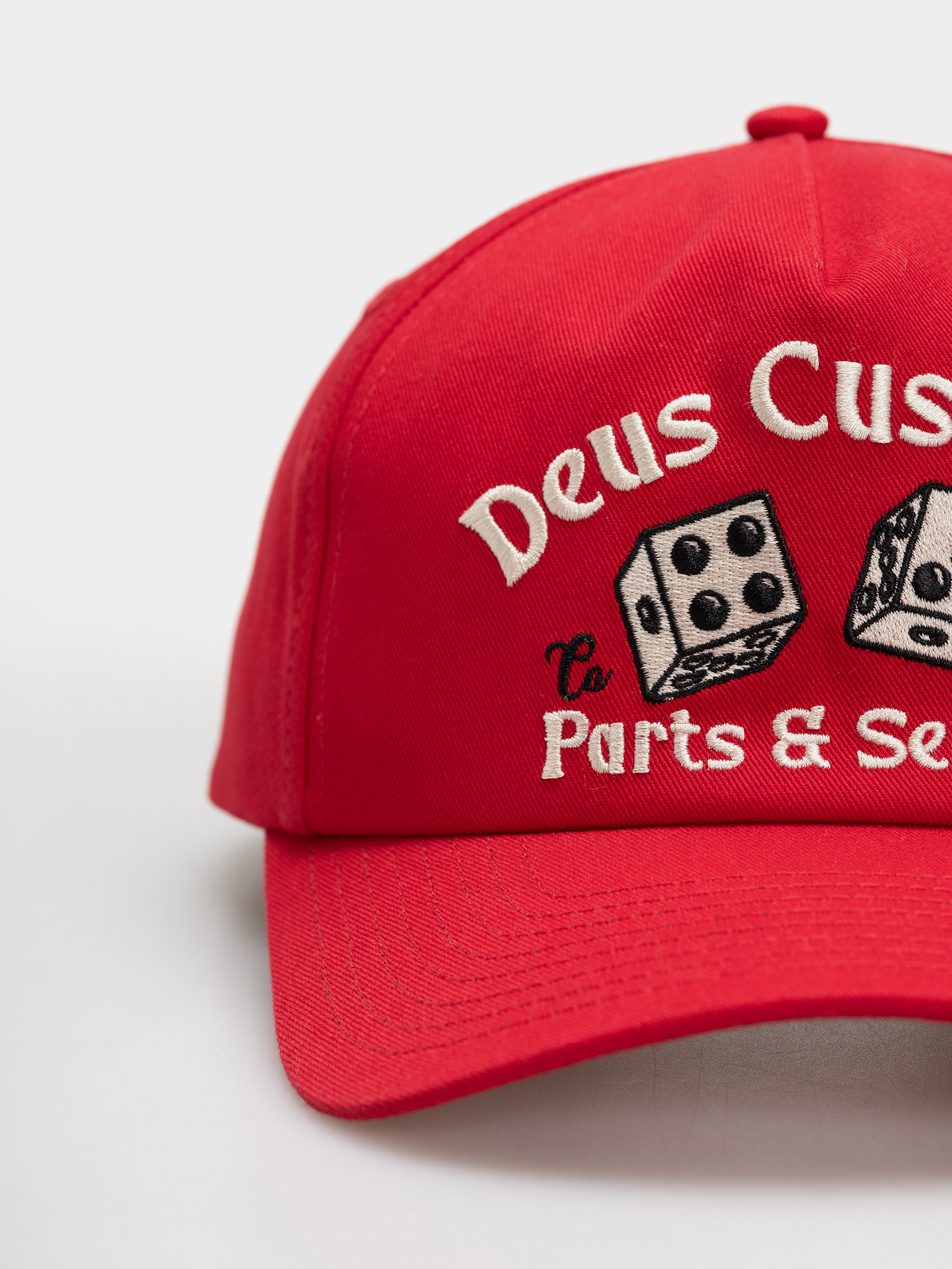 Deus Ex Machina Knucklebones Cap (melon red)