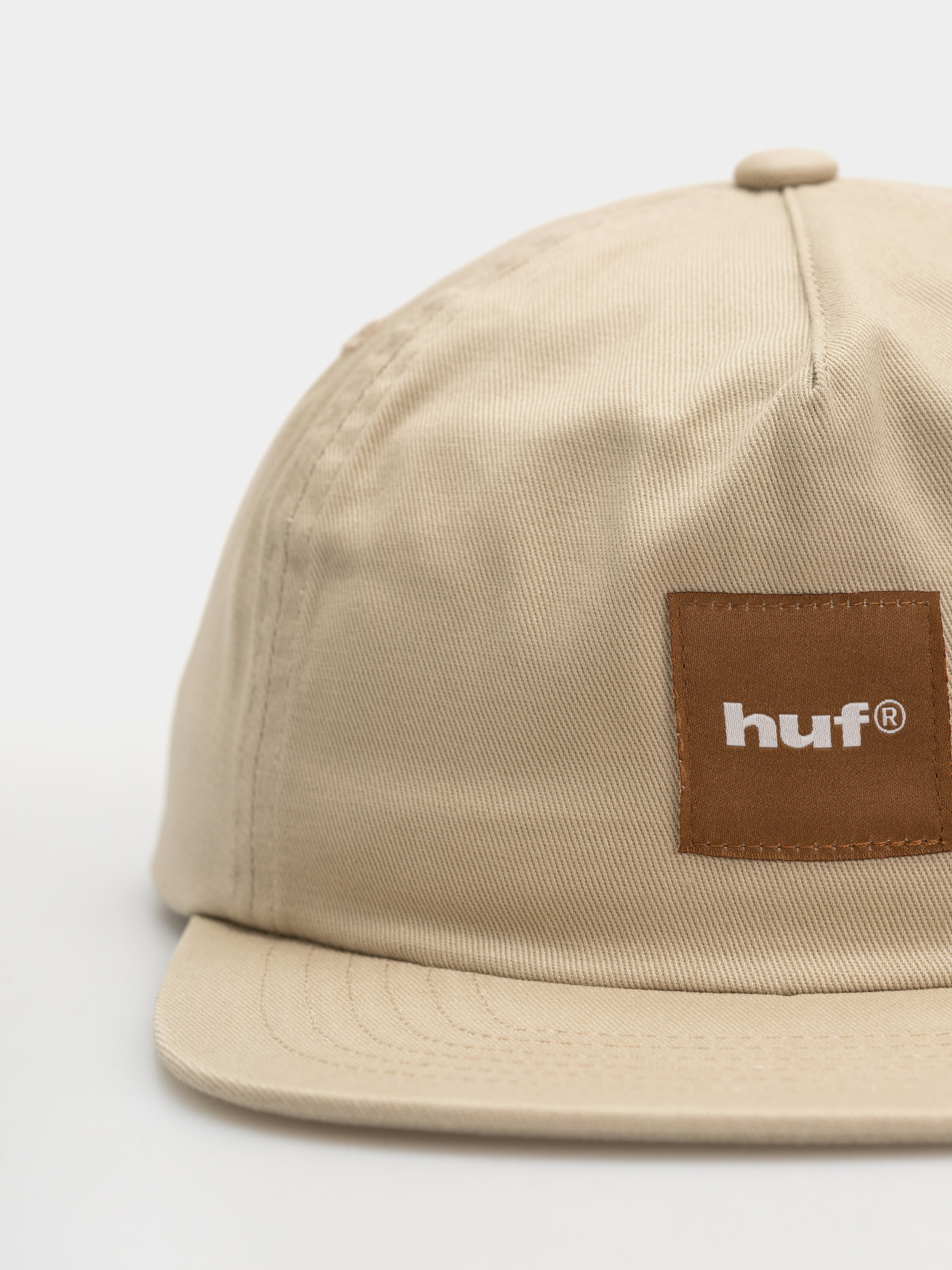HUF Box Logo Cap (tan/brown)