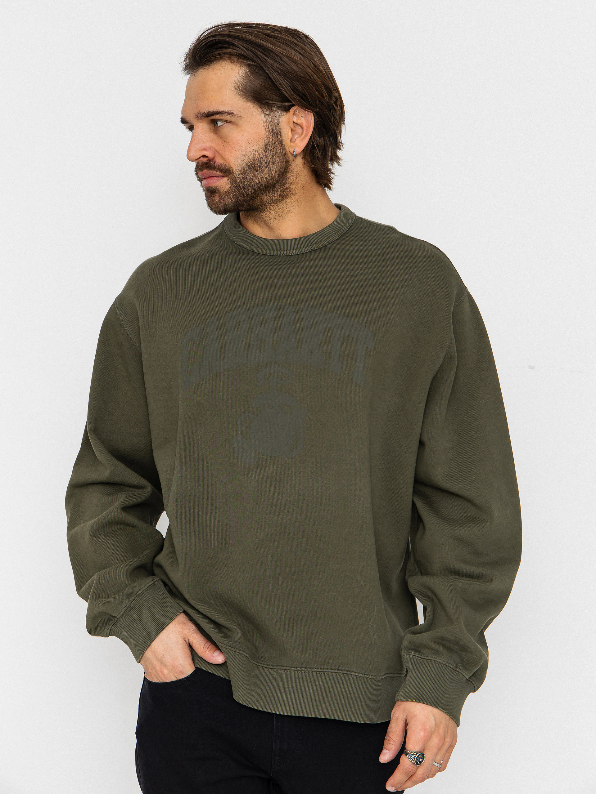 Carhartt WIP Sweatshirt Faded Pond Corps (cypress)