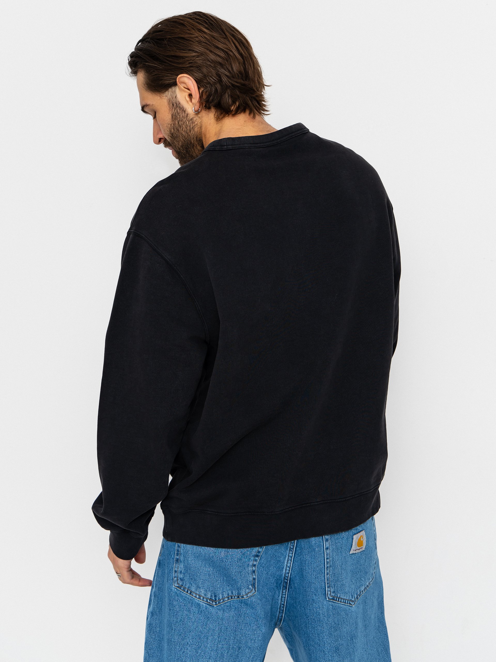 Carhartt WIP Sweatshirt Faded Pond Corps (black)