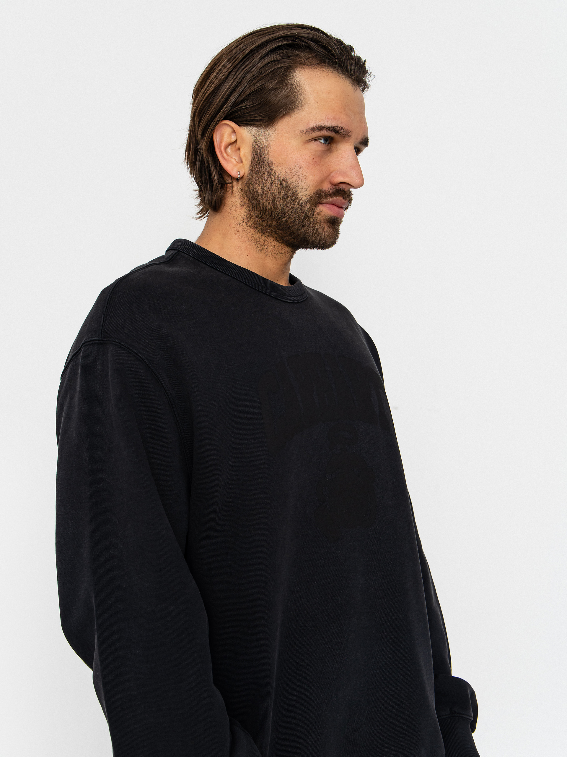 Carhartt WIP Sweatshirt Faded Pond Corps (black)