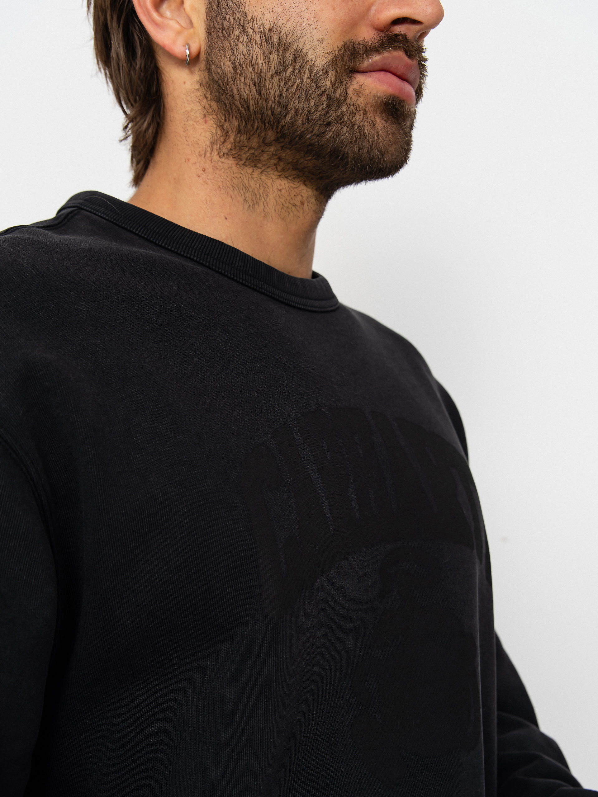 Carhartt WIP Sweatshirt Faded Pond Corps (black)