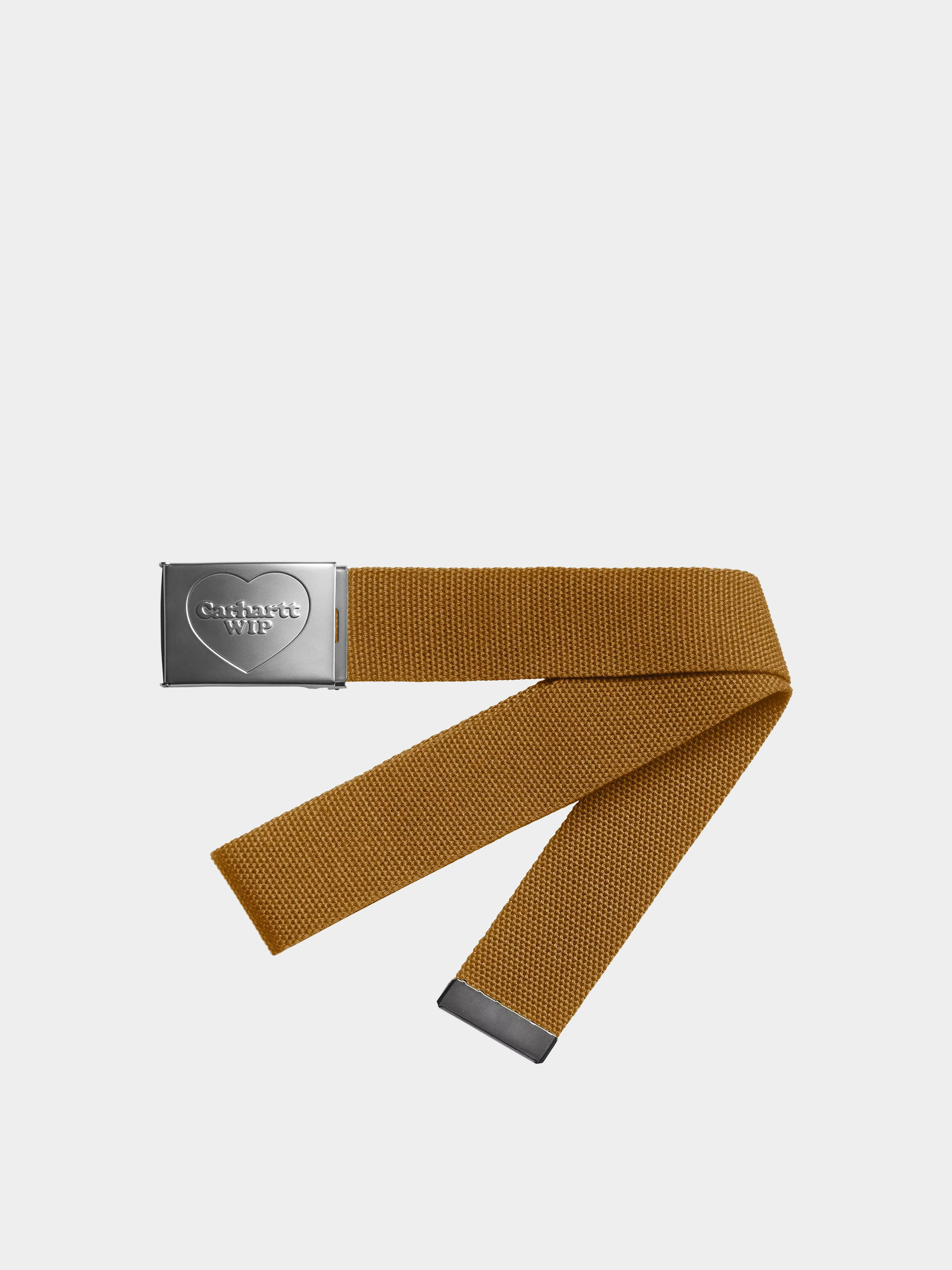 Carhartt WIP Belt Tylor - brown (cognac/silver)