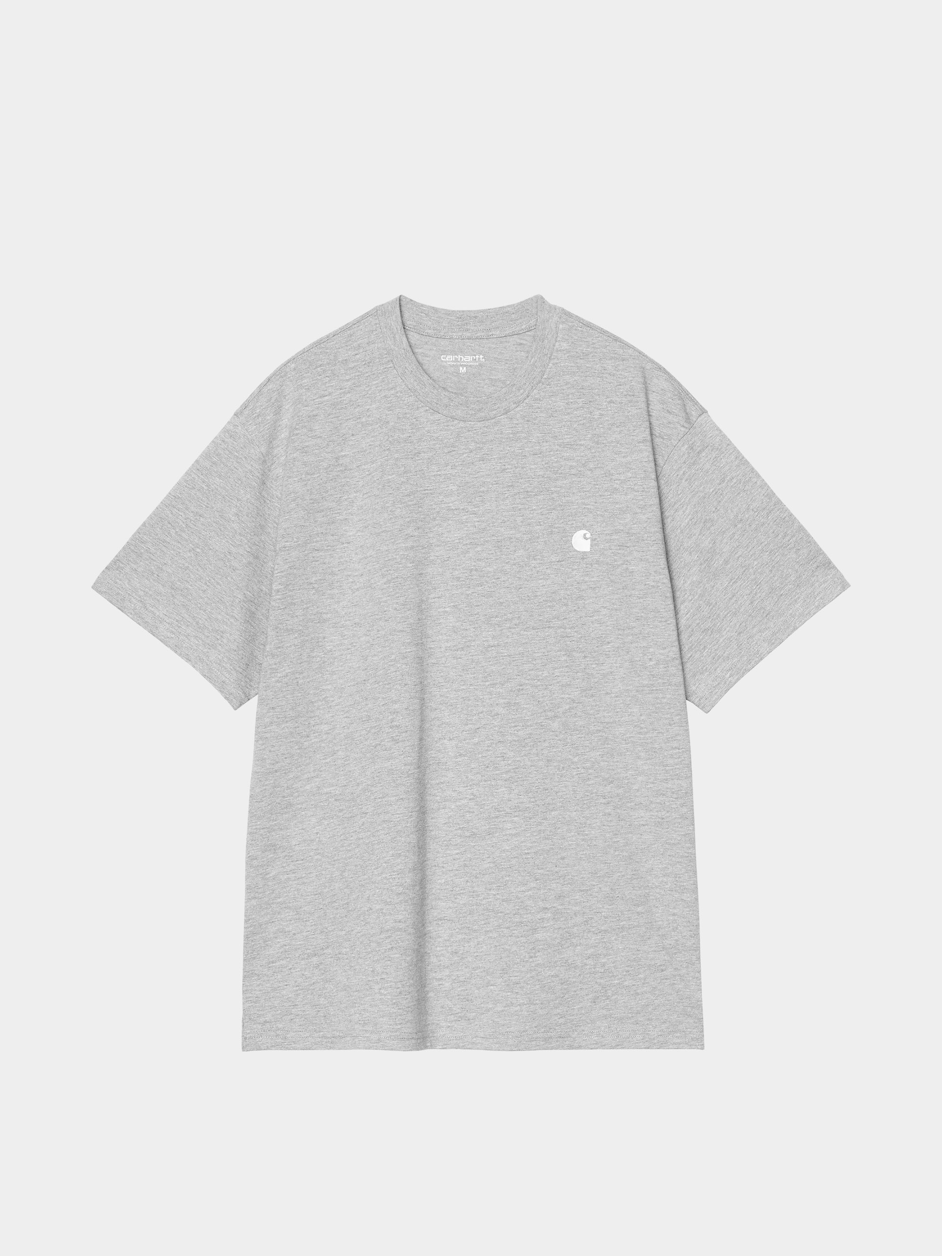 Carhartt WIP T-Shirt Madison (grey heather/white)