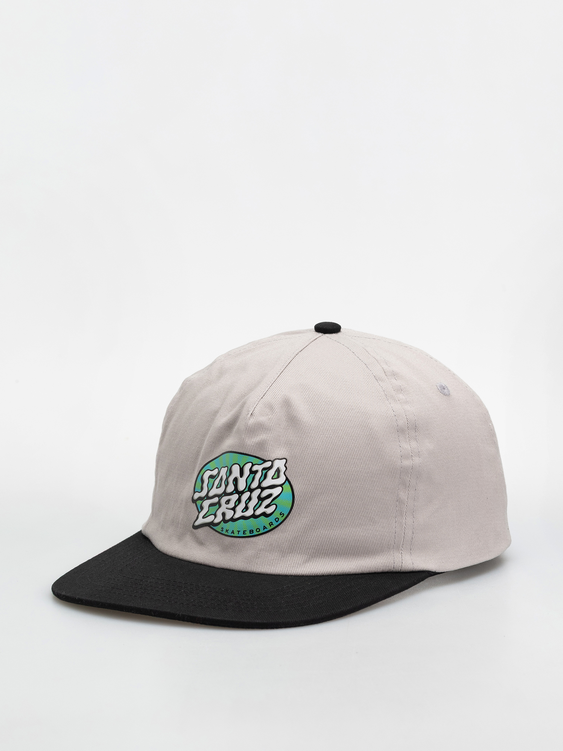 Santa Cruz Vertigo Dot Snapback Cap (grey/black)
