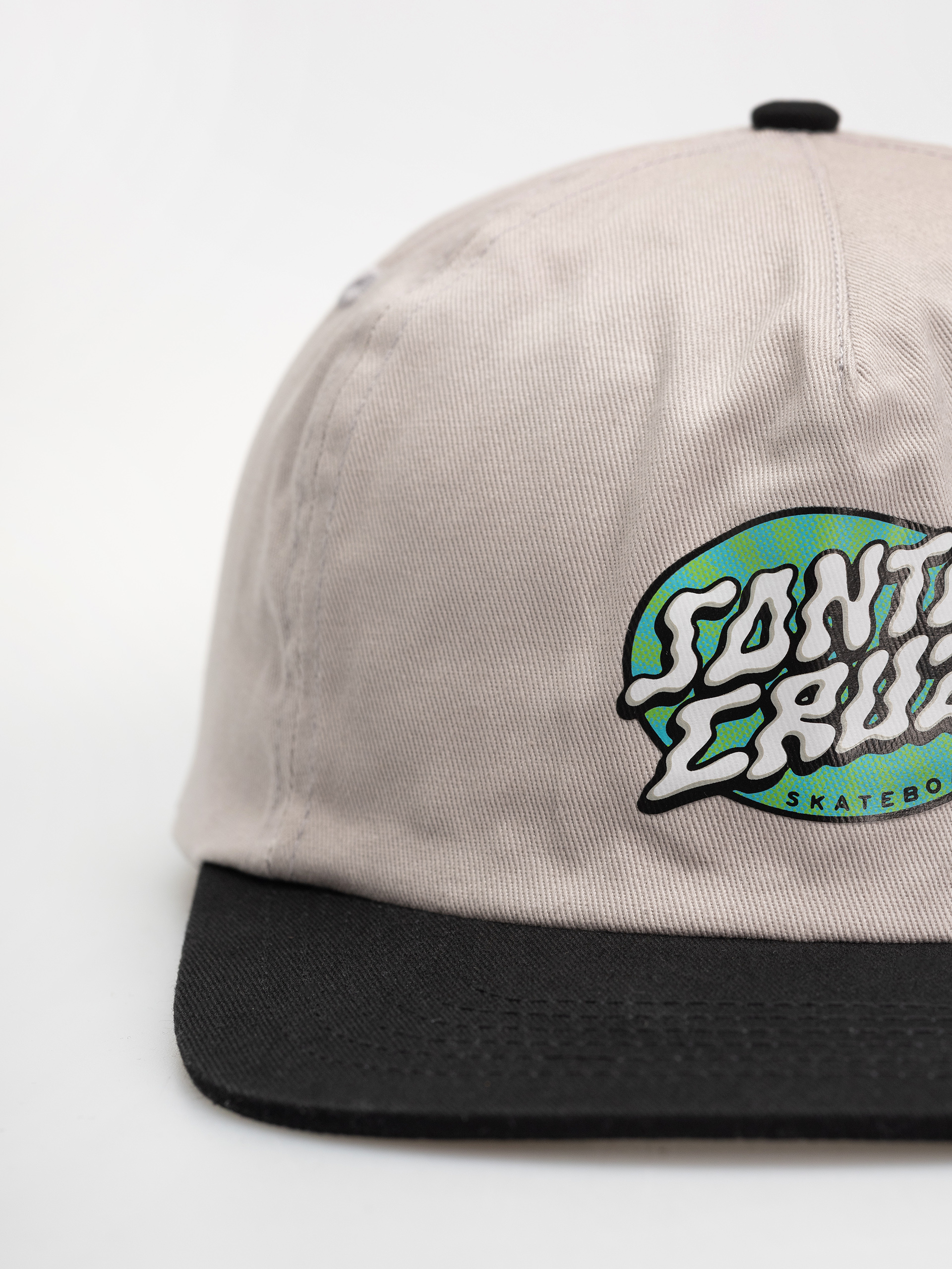 Santa Cruz Vertigo Dot Snapback Cap (grey/black)