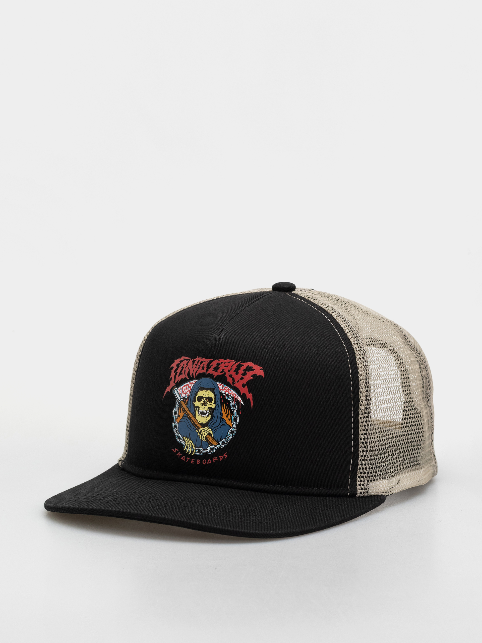 Santa Cruz Out Of Time Meshback Cap (black/stone grey)