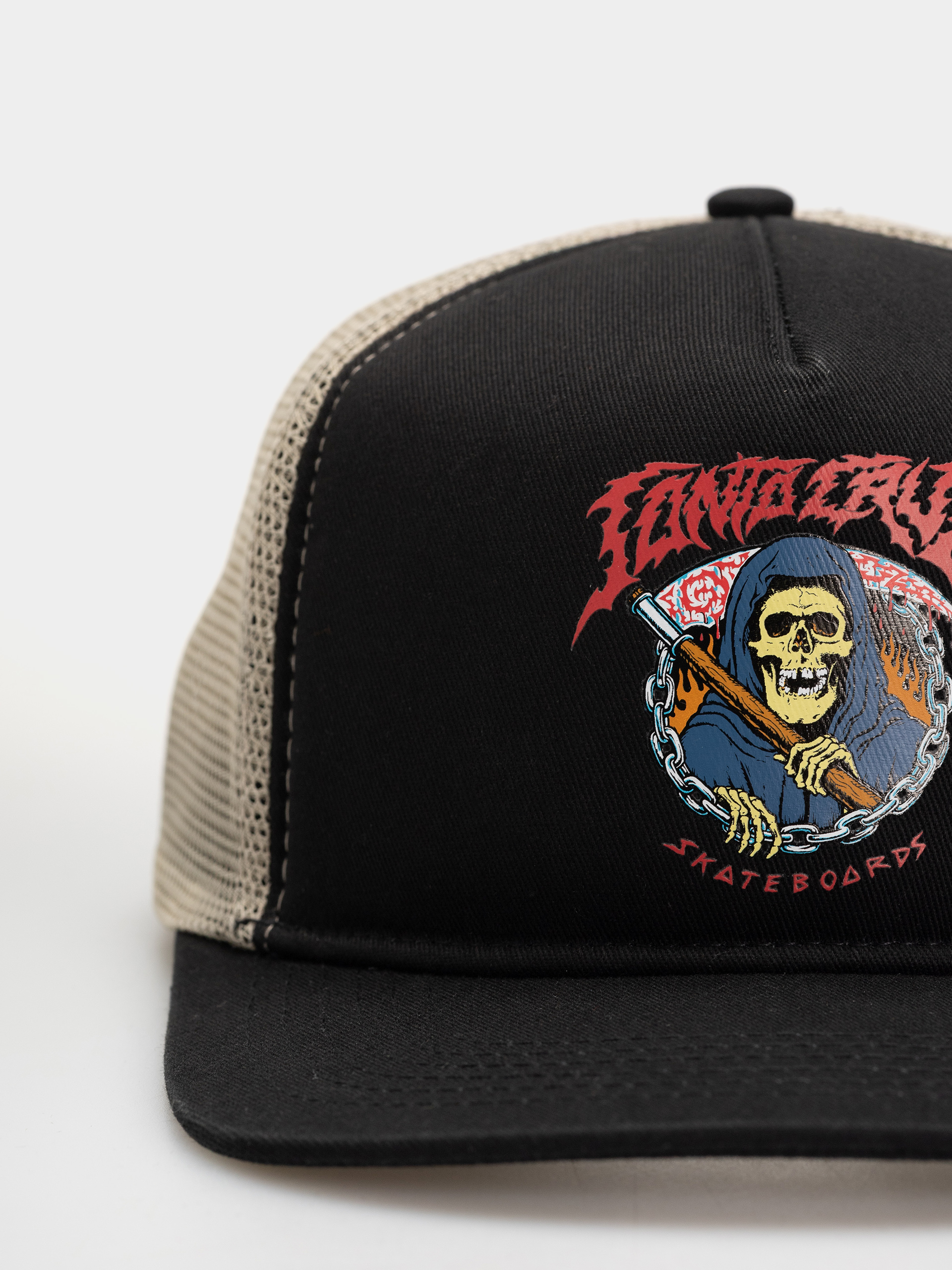 Santa Cruz Out Of Time Meshback Cap (black/stone grey)