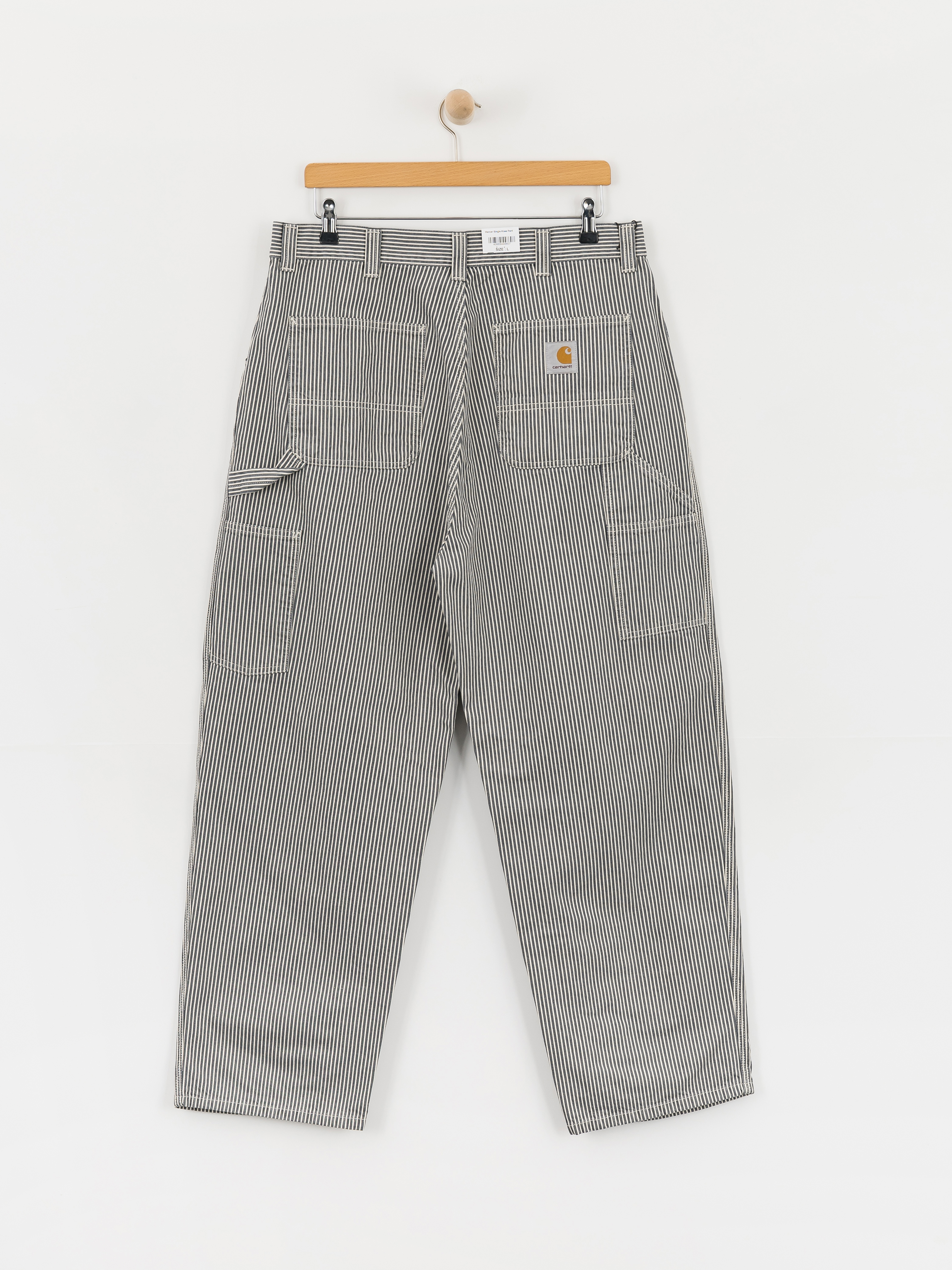 carhartt wip ストライプ　ペインターパンツ ショーツ w28 Carhartt WIP Mercer Single Knee Pants - grey (mercer stripe