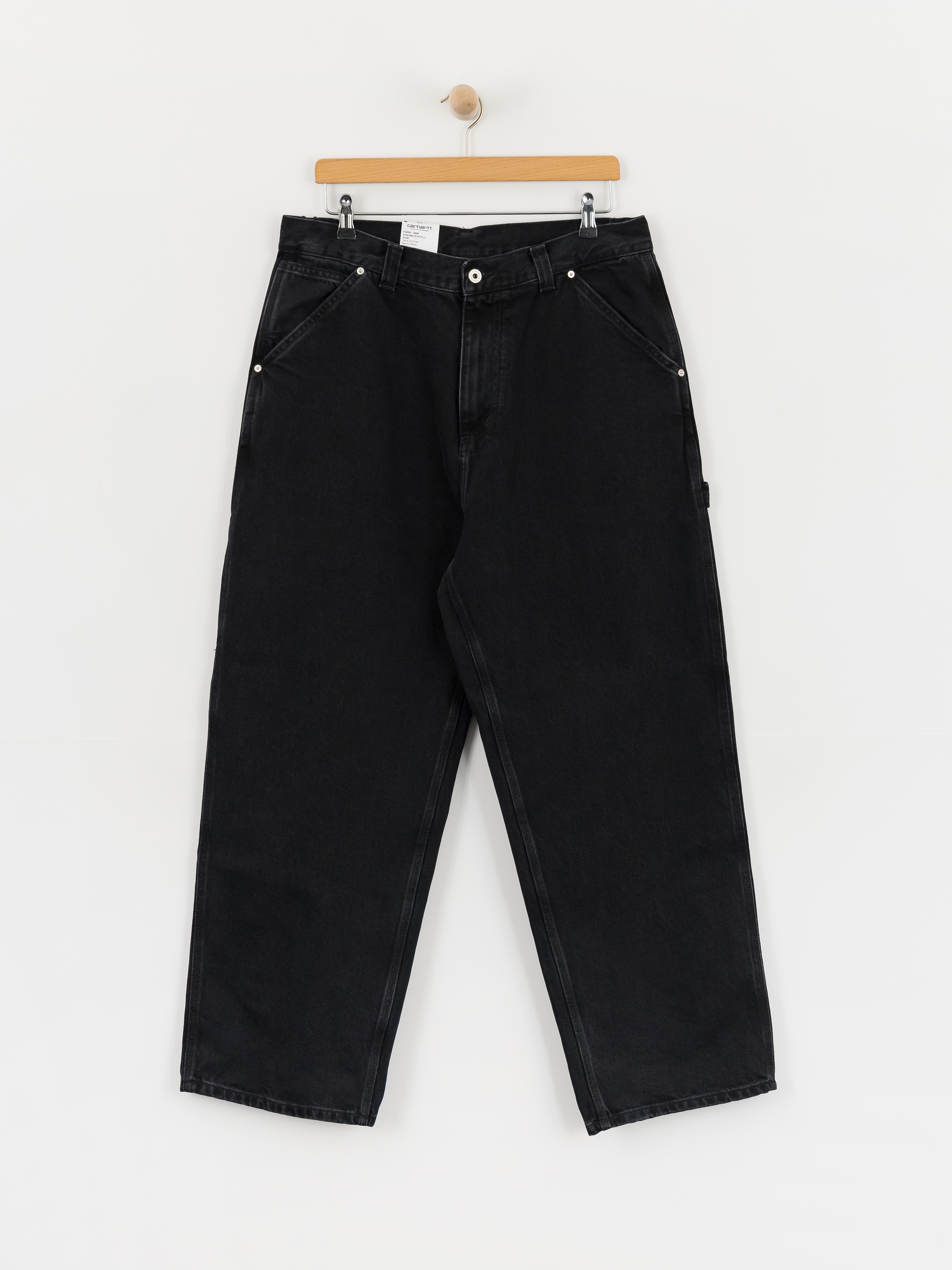 Carhartt WIP Belmont Pants - black (black stone washed)
