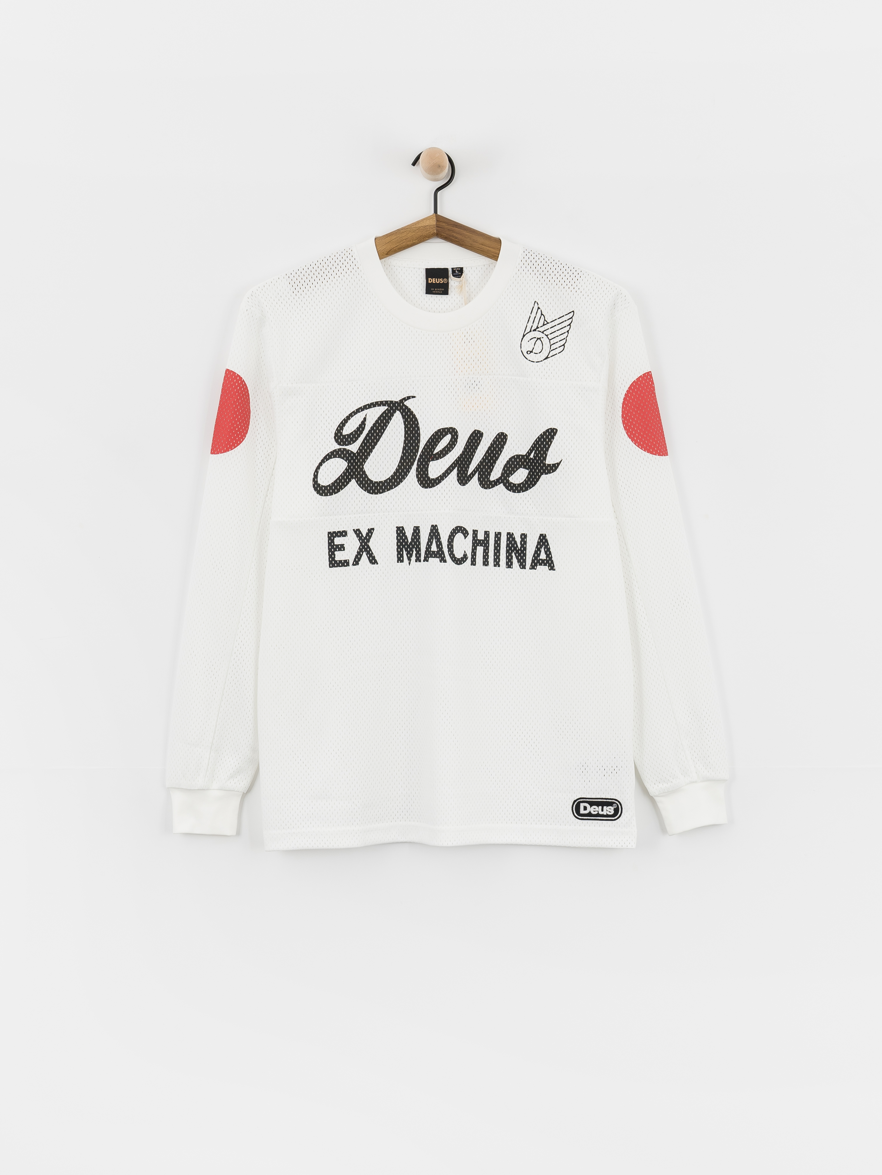 Deus Ex Machina Saber Moto Jersey T-Shirt (vintage white)