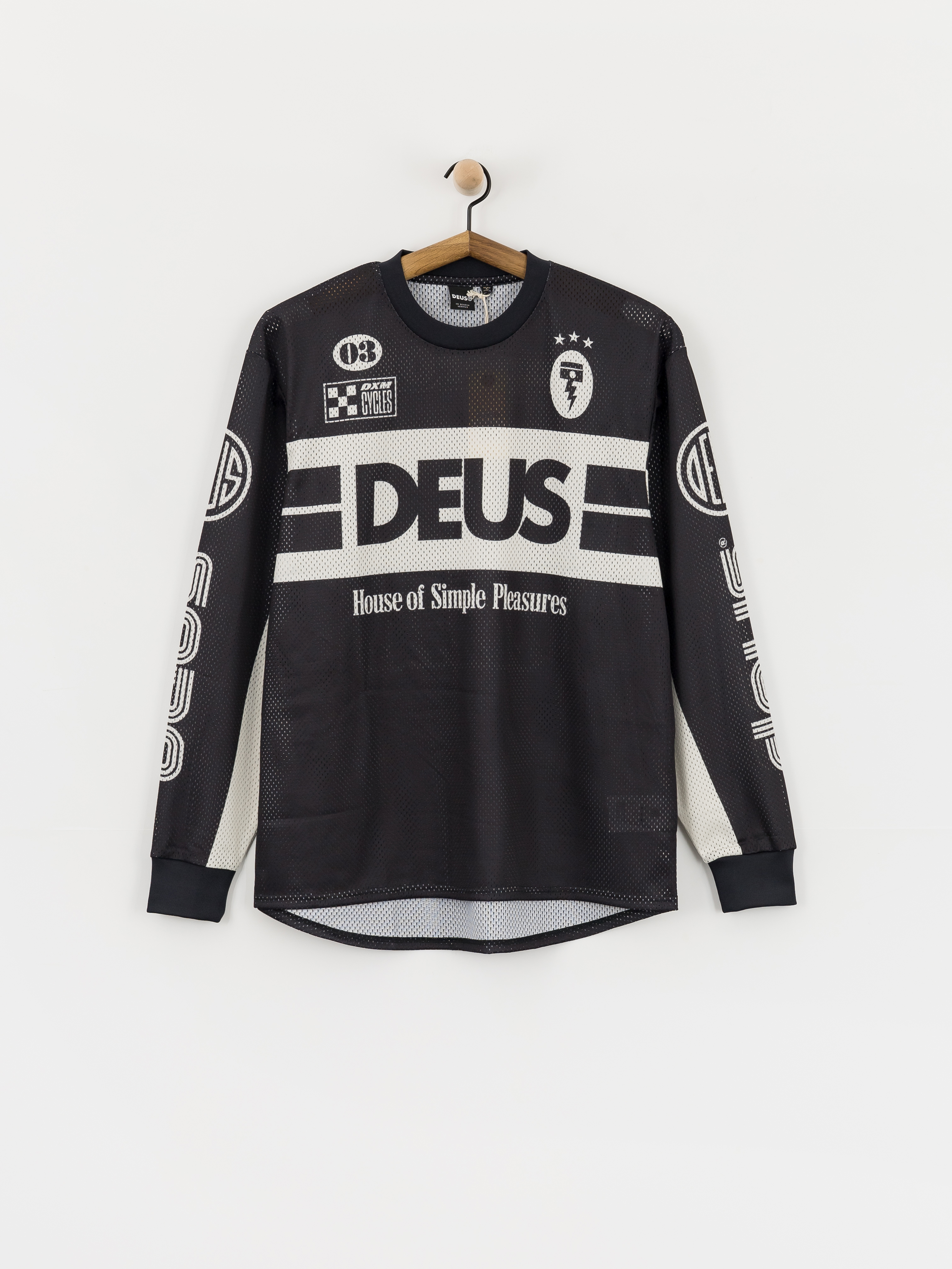 Deus Ex Machina Off Road Mx Jersey 2.0 T-Shirt - black (black)