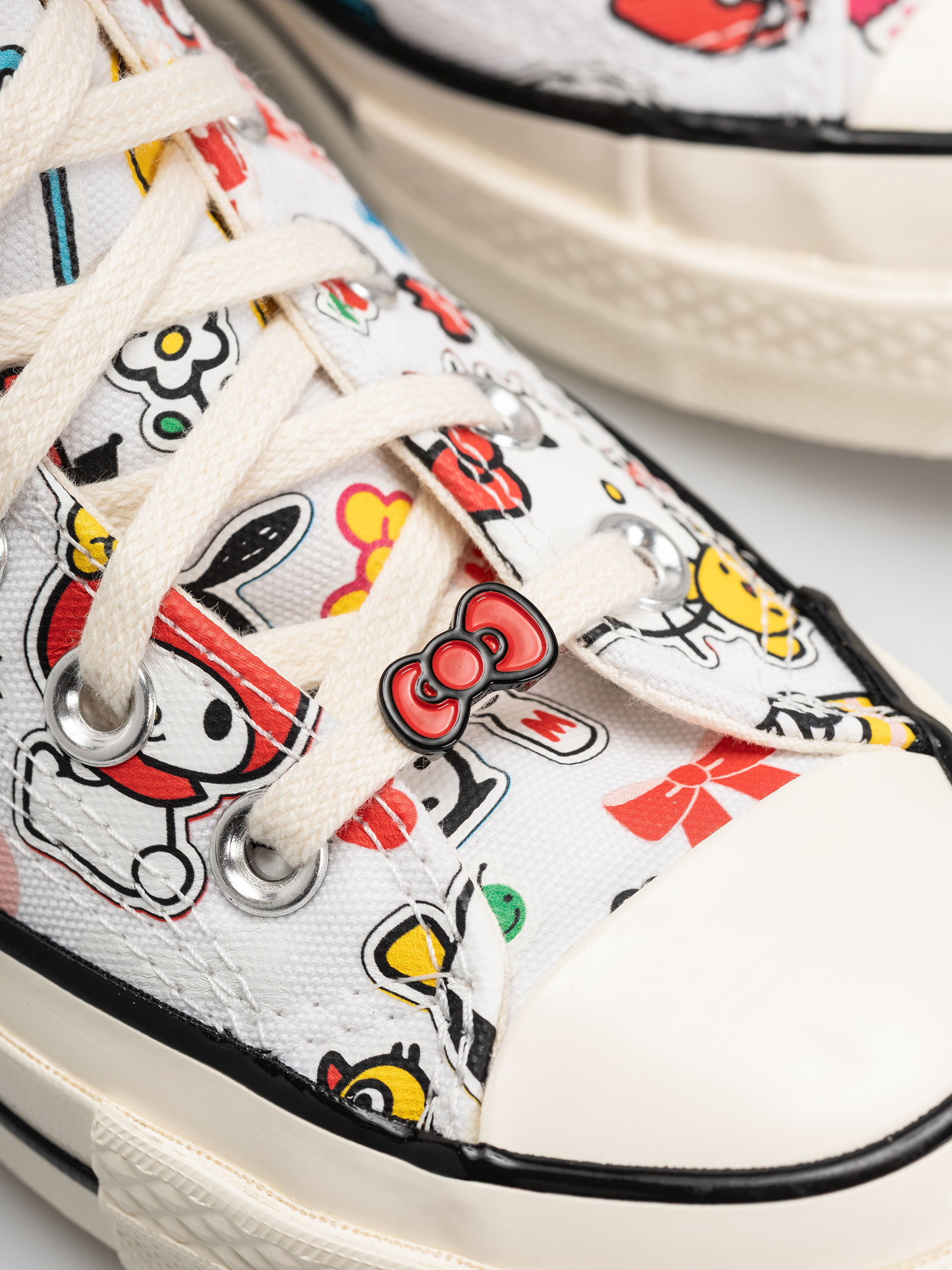 Converse Chuck 70 Hi Chucks (white/pink/green)