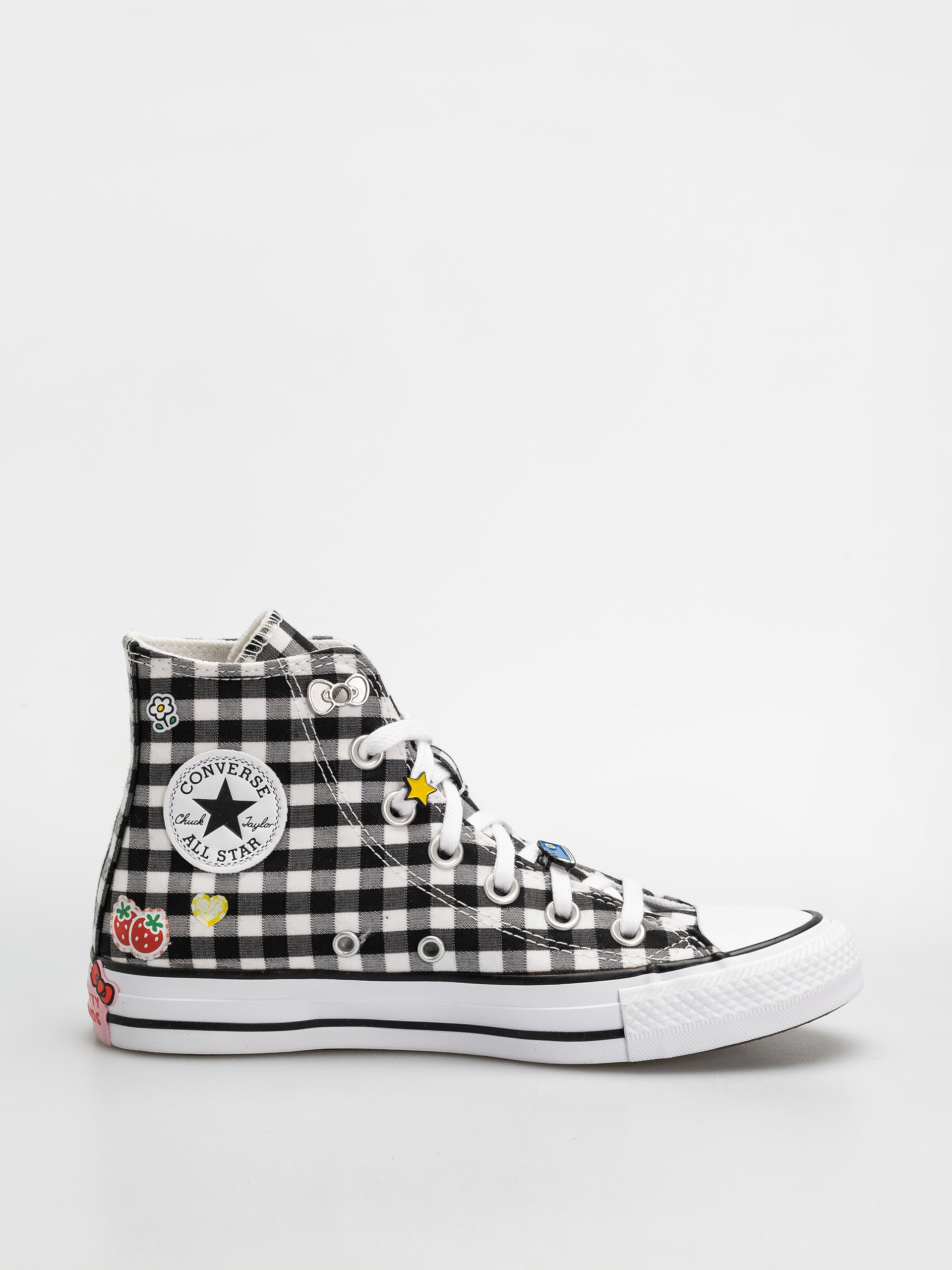Converse Chuck Taylor All Star Hi Chucks (black/white/pink)