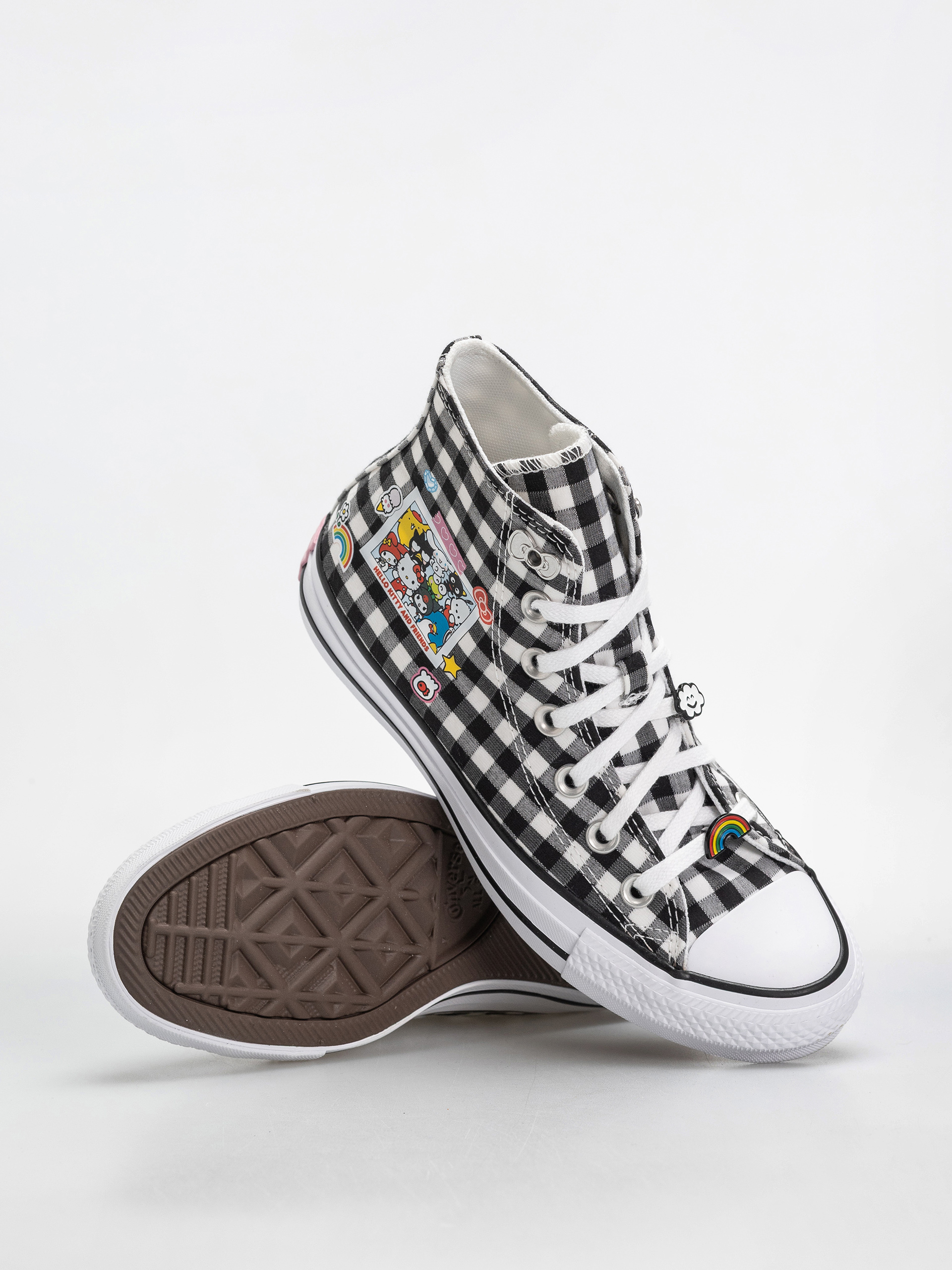 Converse Chuck Taylor All Star Hi Chucks (black/white/pink)