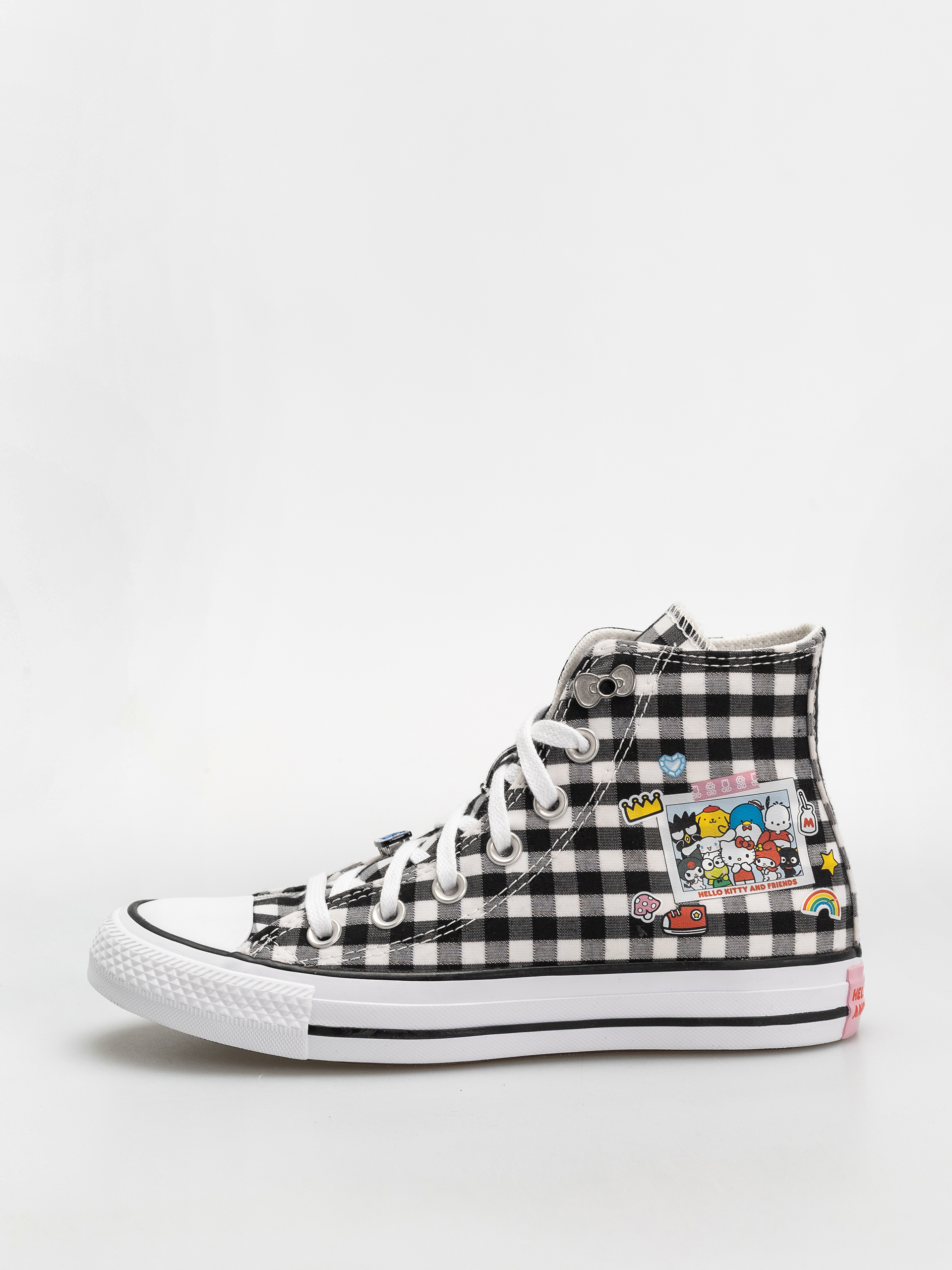 Converse Chuck Taylor All Star Hi Chucks (black/white/pink)