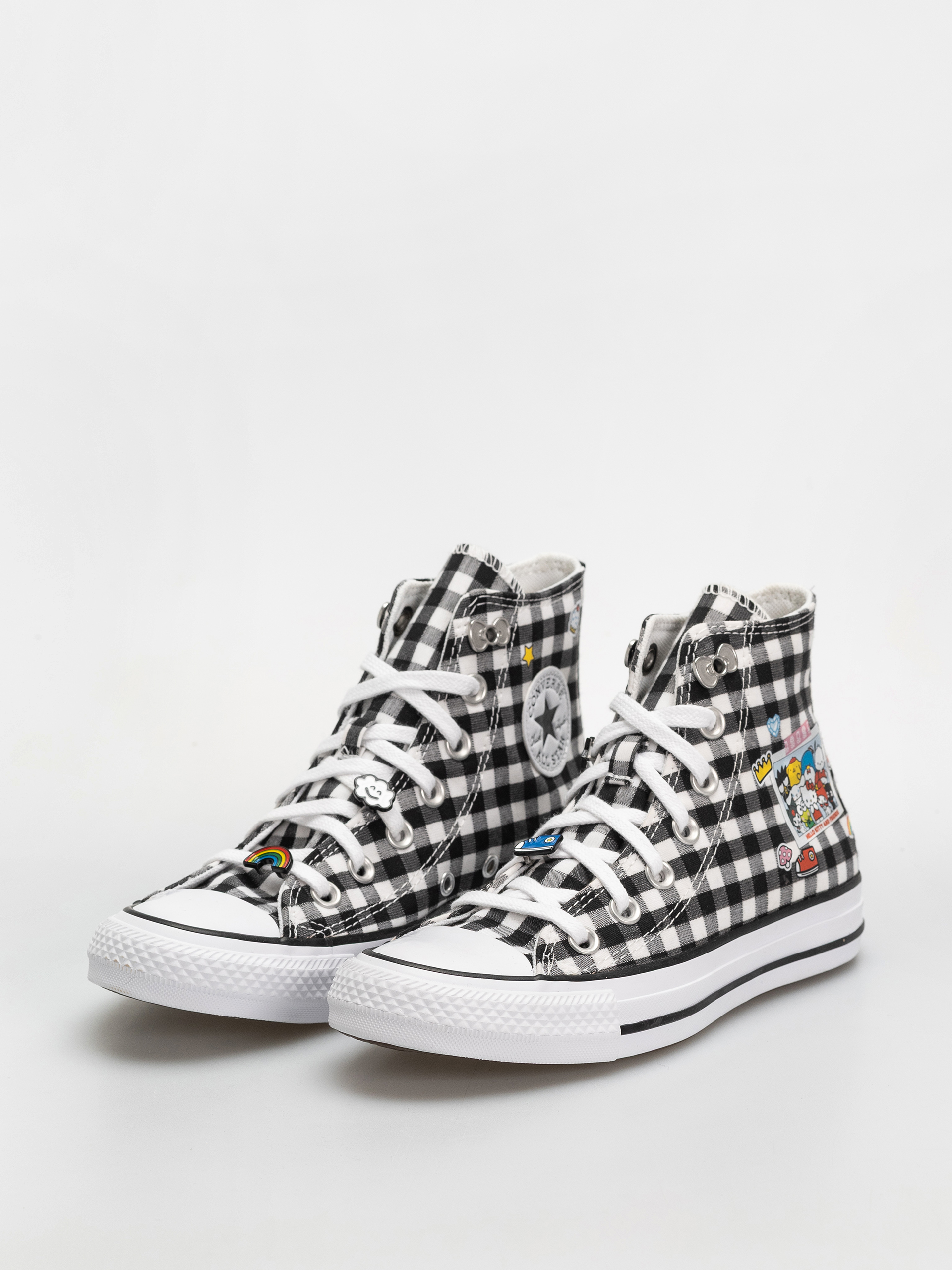 Converse Chuck Taylor All Star Hi Chucks (black/white/pink)