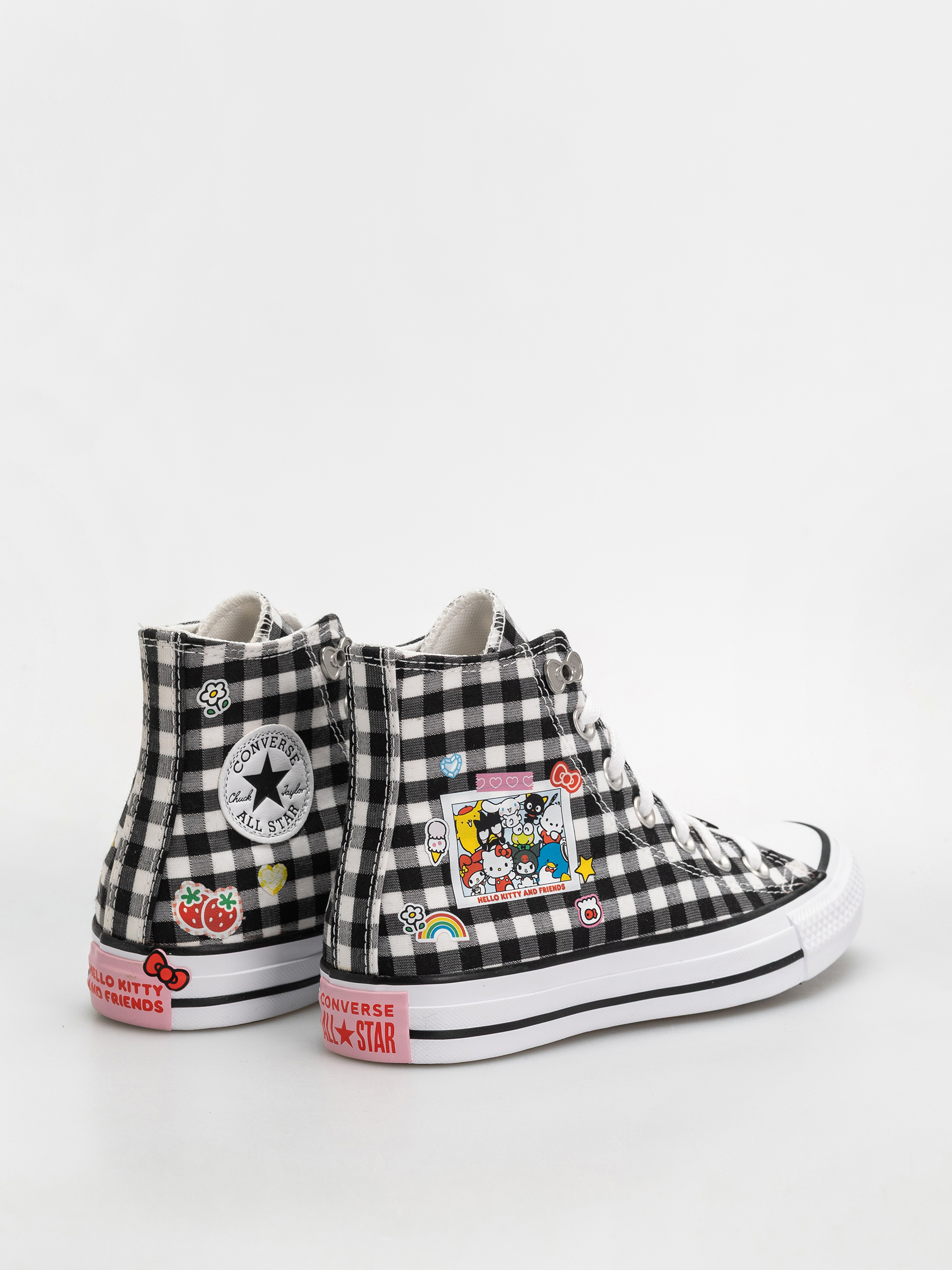 Converse Chuck Taylor All Star Hi Chucks (black/white/pink)