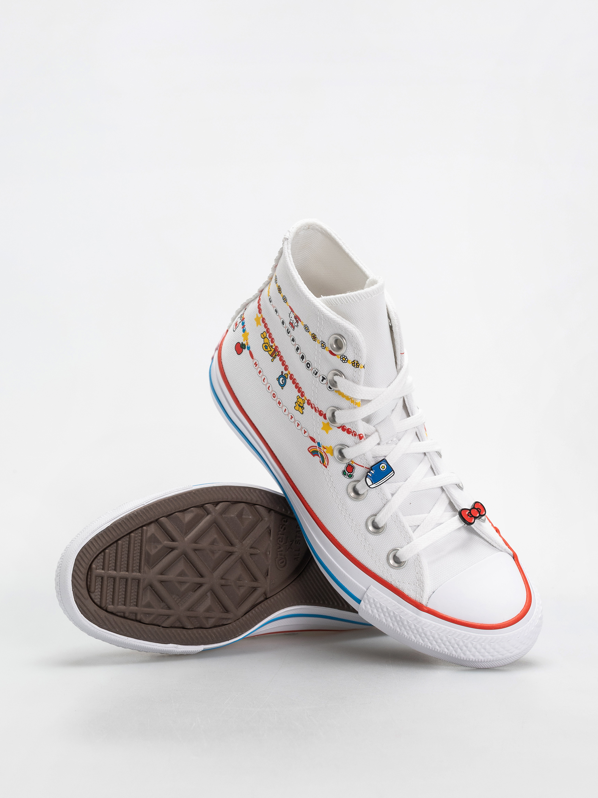 Converse Chuck Taylor All Star Hi Chucks (white/red/yellow)