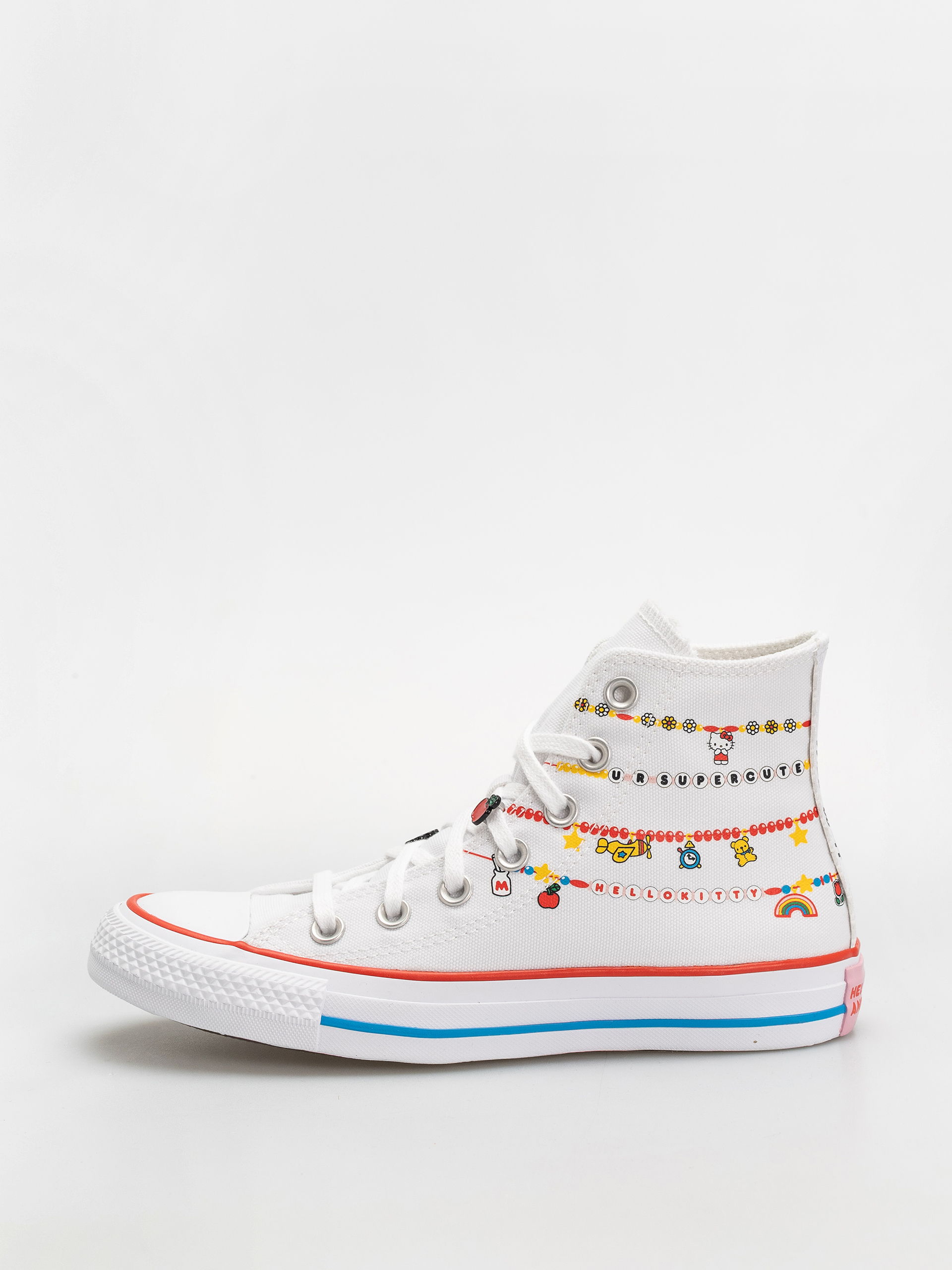 Converse Chuck Taylor All Star Hi Chucks (white/red/yellow)