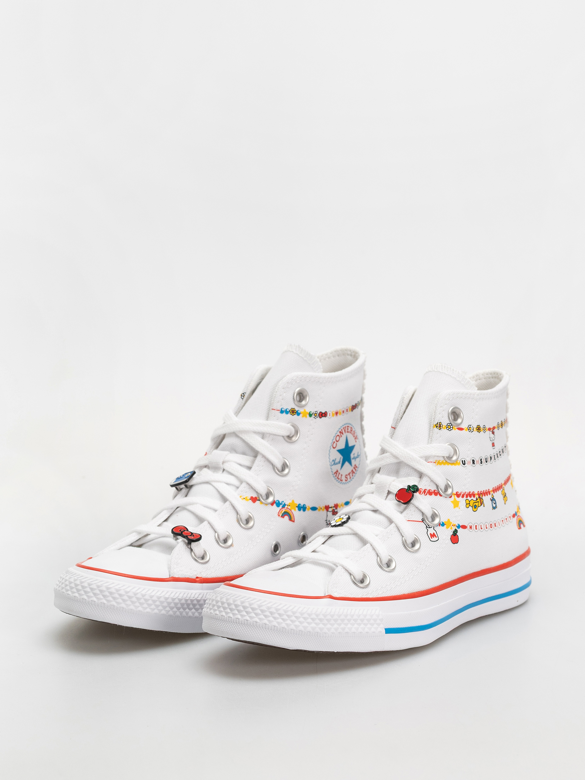 Converse Chuck Taylor All Star Hi Chucks (white/red/yellow)