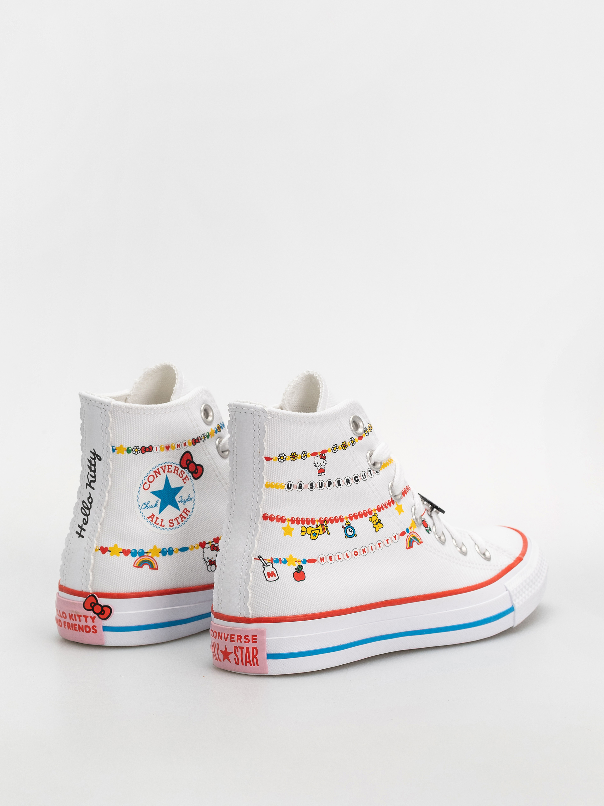 Converse Chuck Taylor All Star Hi Chucks (white/red/yellow)