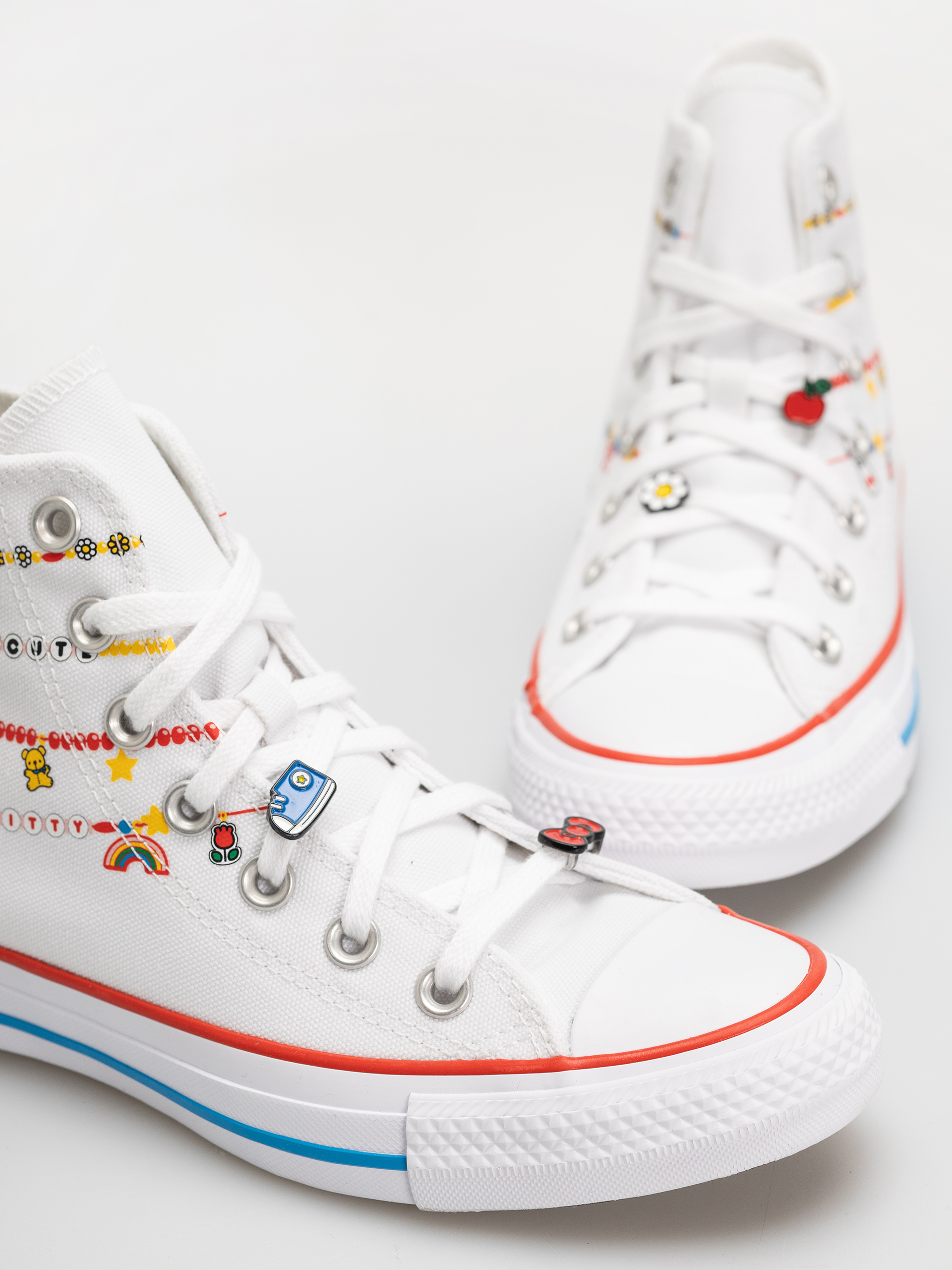 Converse Chuck Taylor All Star Hi Chucks (white/red/yellow)