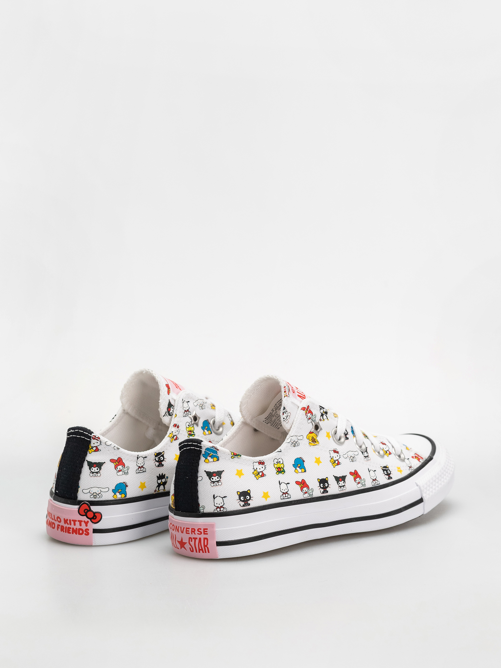 Converse Chuck Taylor All Star Ox Chucks (white/black/pink)