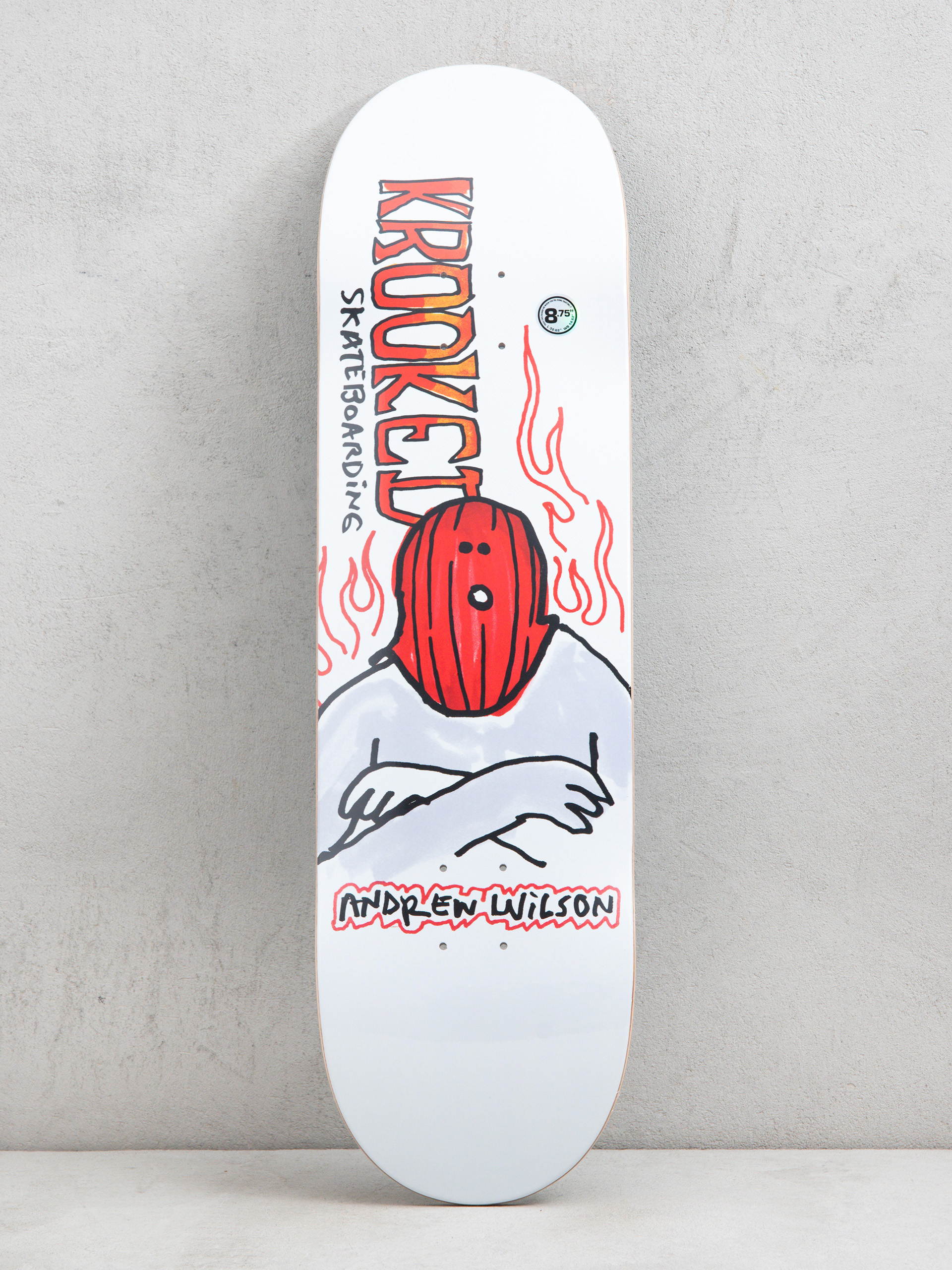 Krooked Wilson Fire Mask Deck