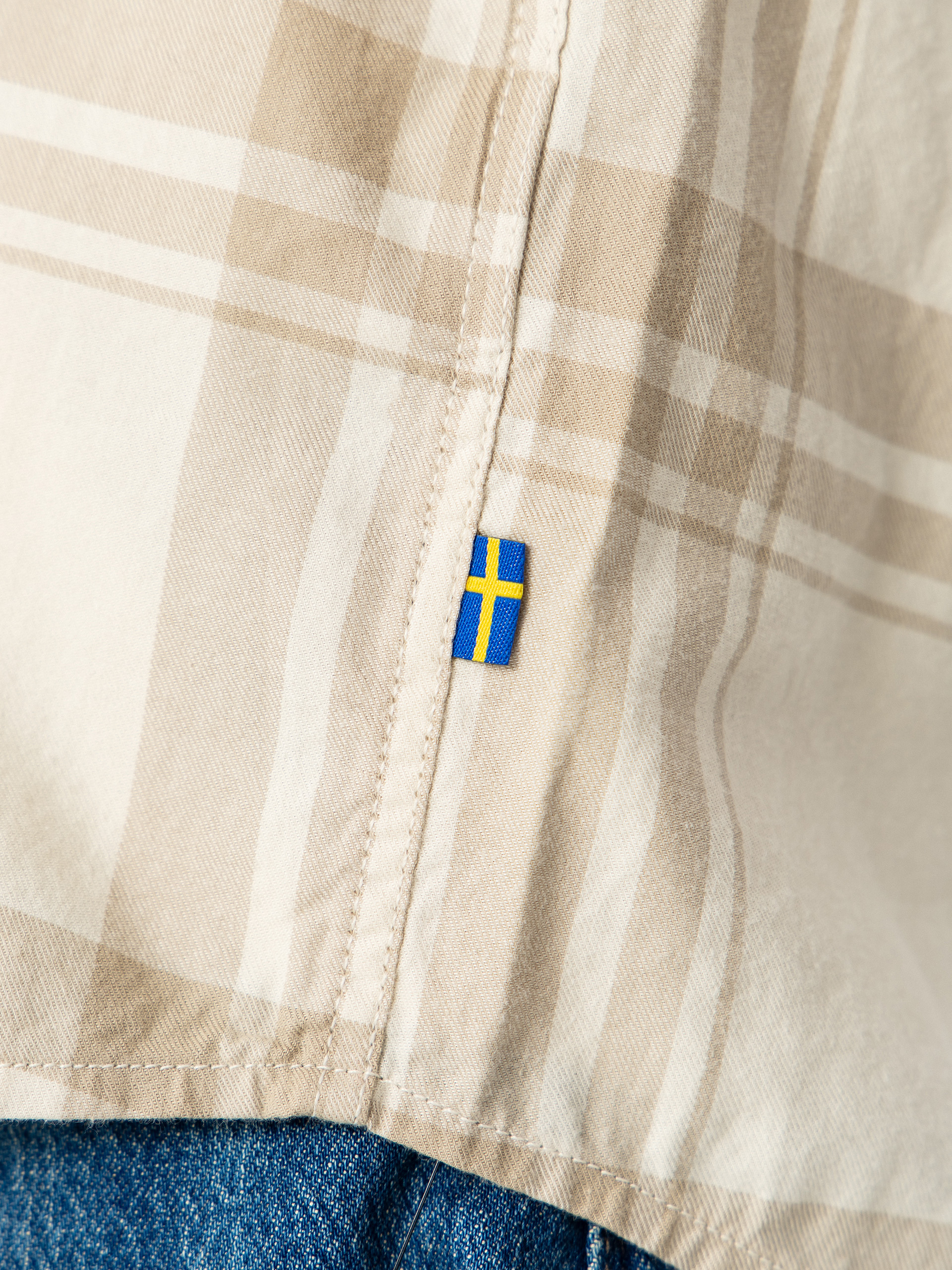 Fjallraven Ovik Lite Flannel Hemd (chalk white/fossil)