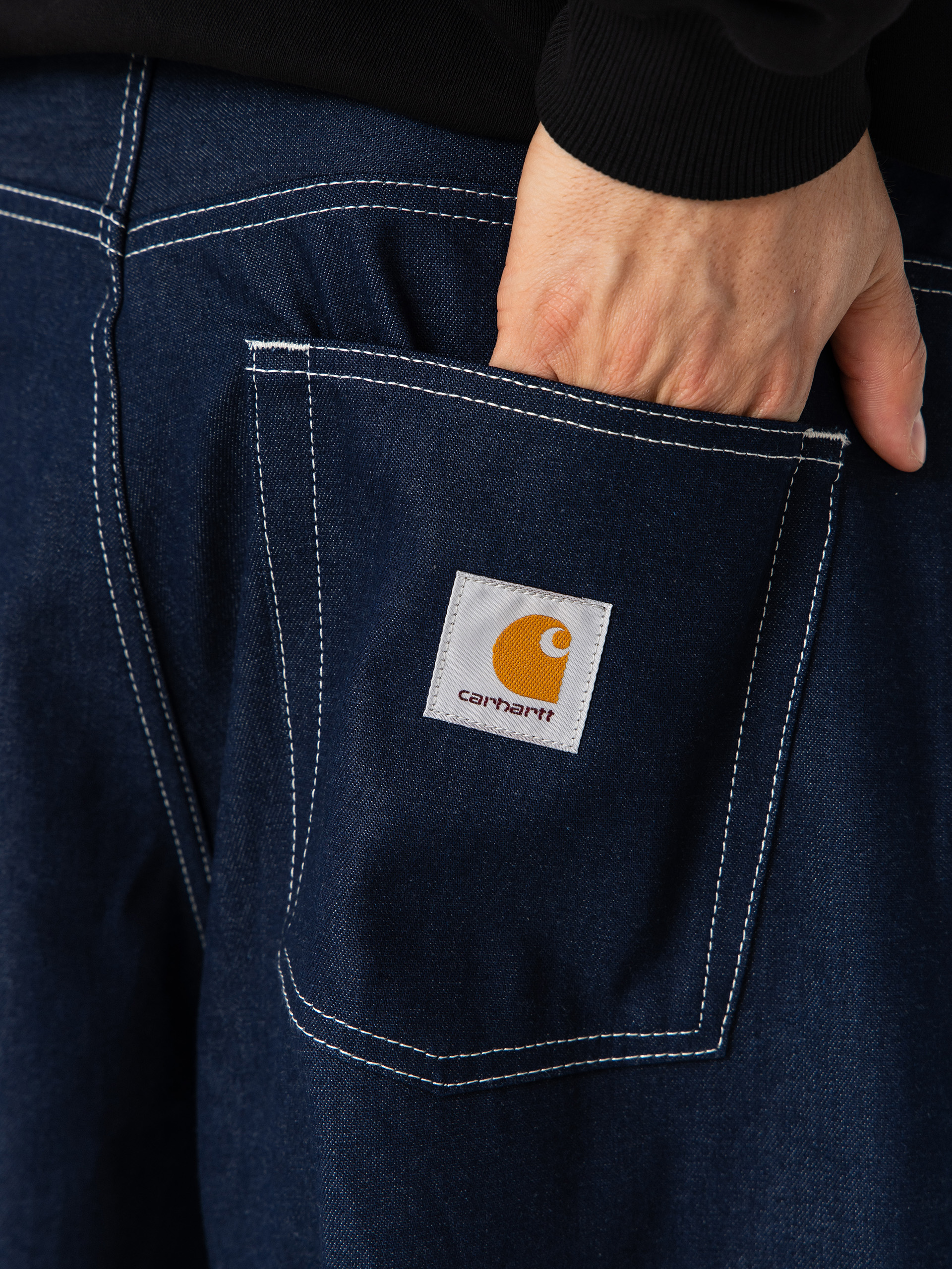 Carhartt WIP Brandon Hose (blue rigrid)