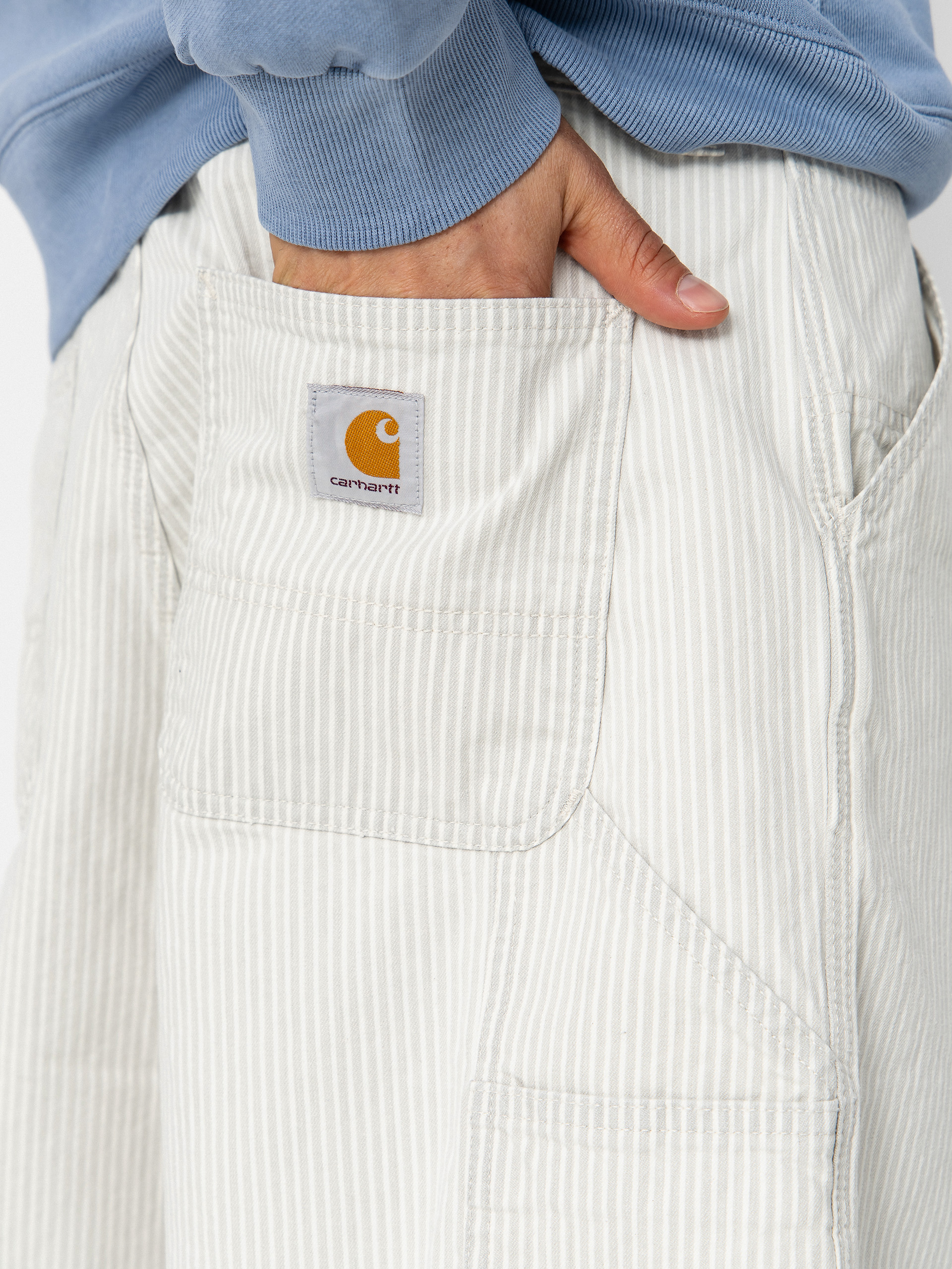 Carhartt WIP Mercer Single Knee Hose (mercer stripe/graphite/wax)