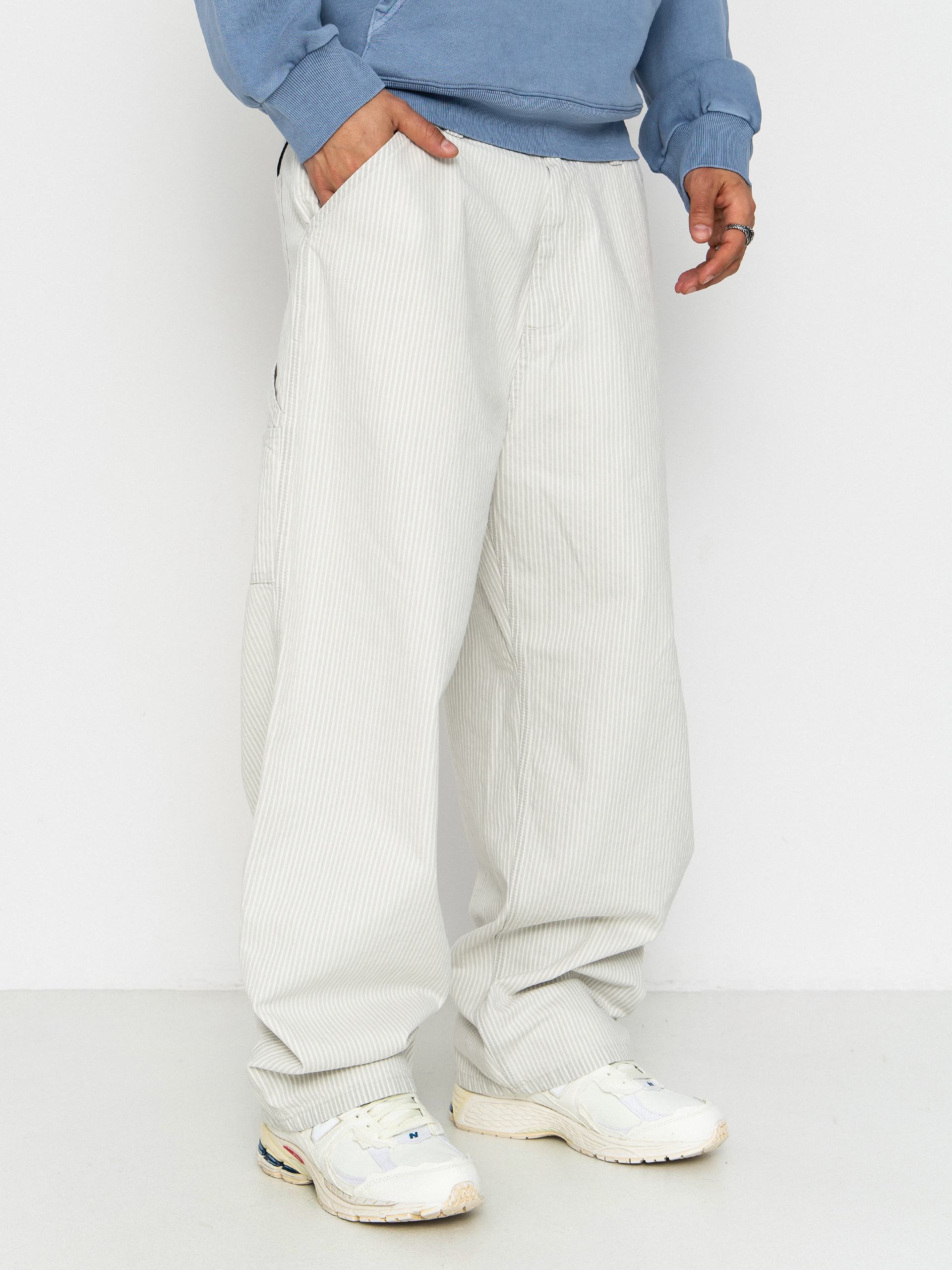 Carhartt WIP Mercer Single Knee Hose (mercer stripe/graphite/wax)