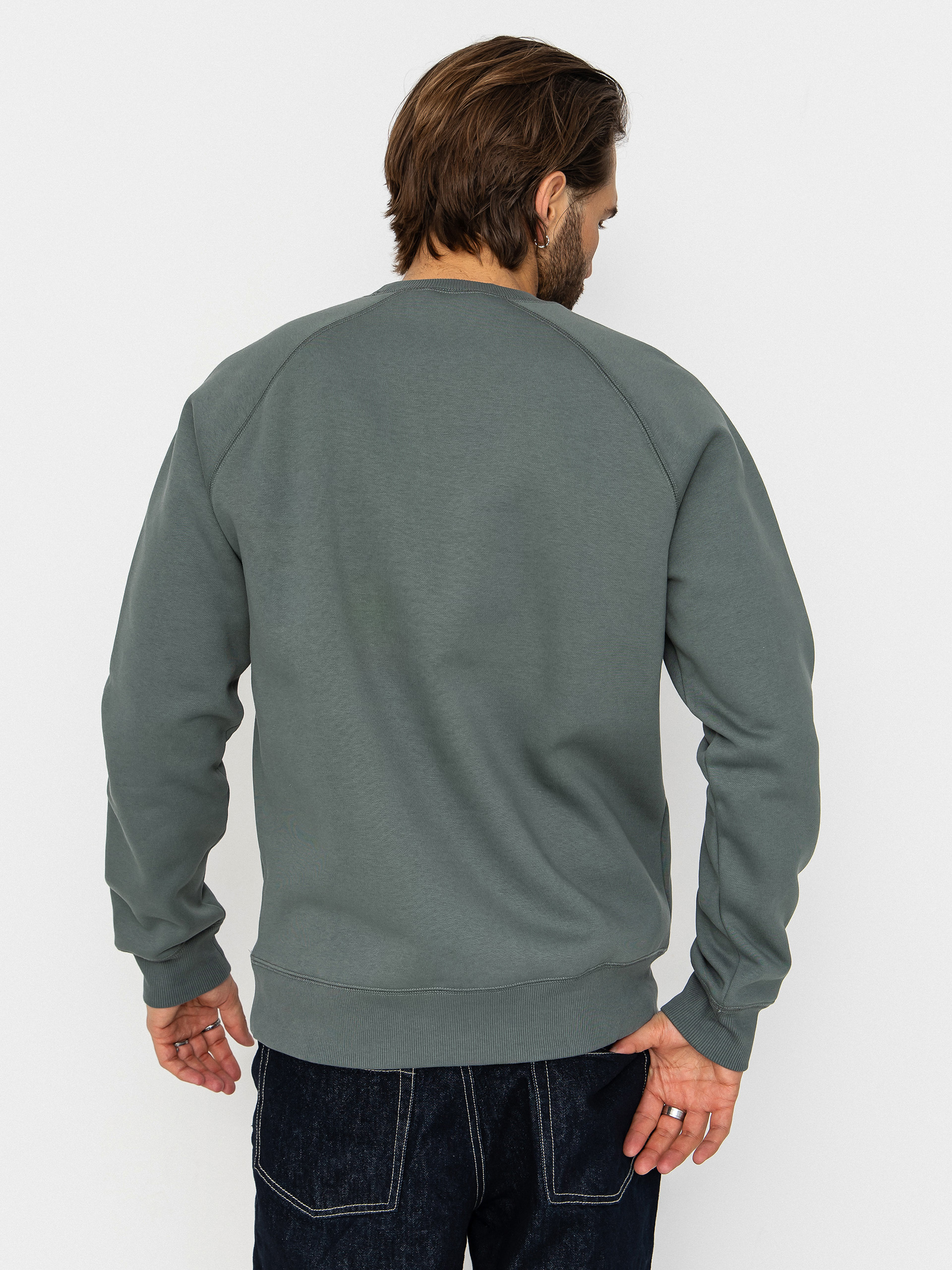 Carhartt WIP Sweatshirt Chase (velvet green/gold)