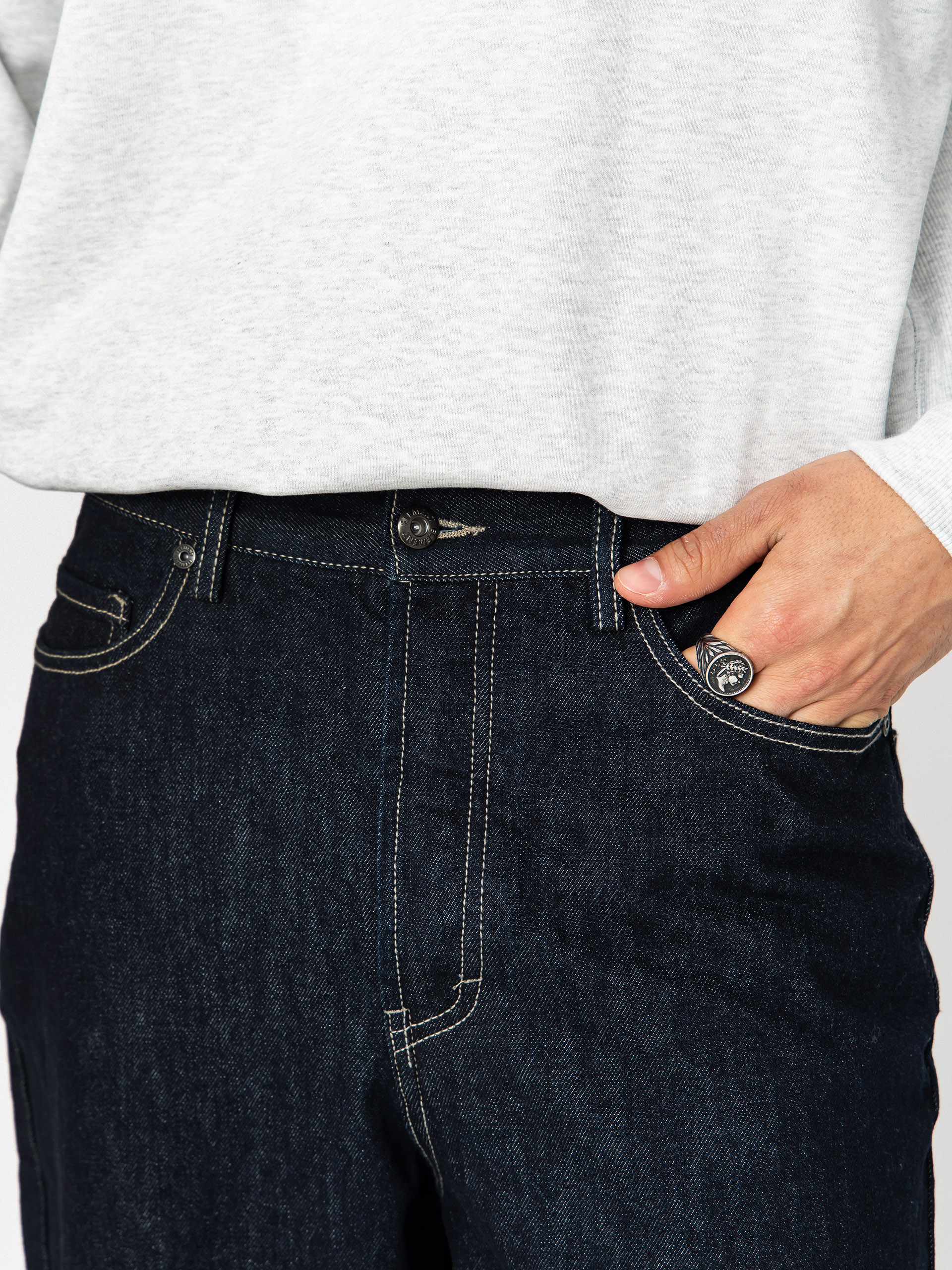 Element Big 5 Denim Rinse Pants (dark blue rinse)