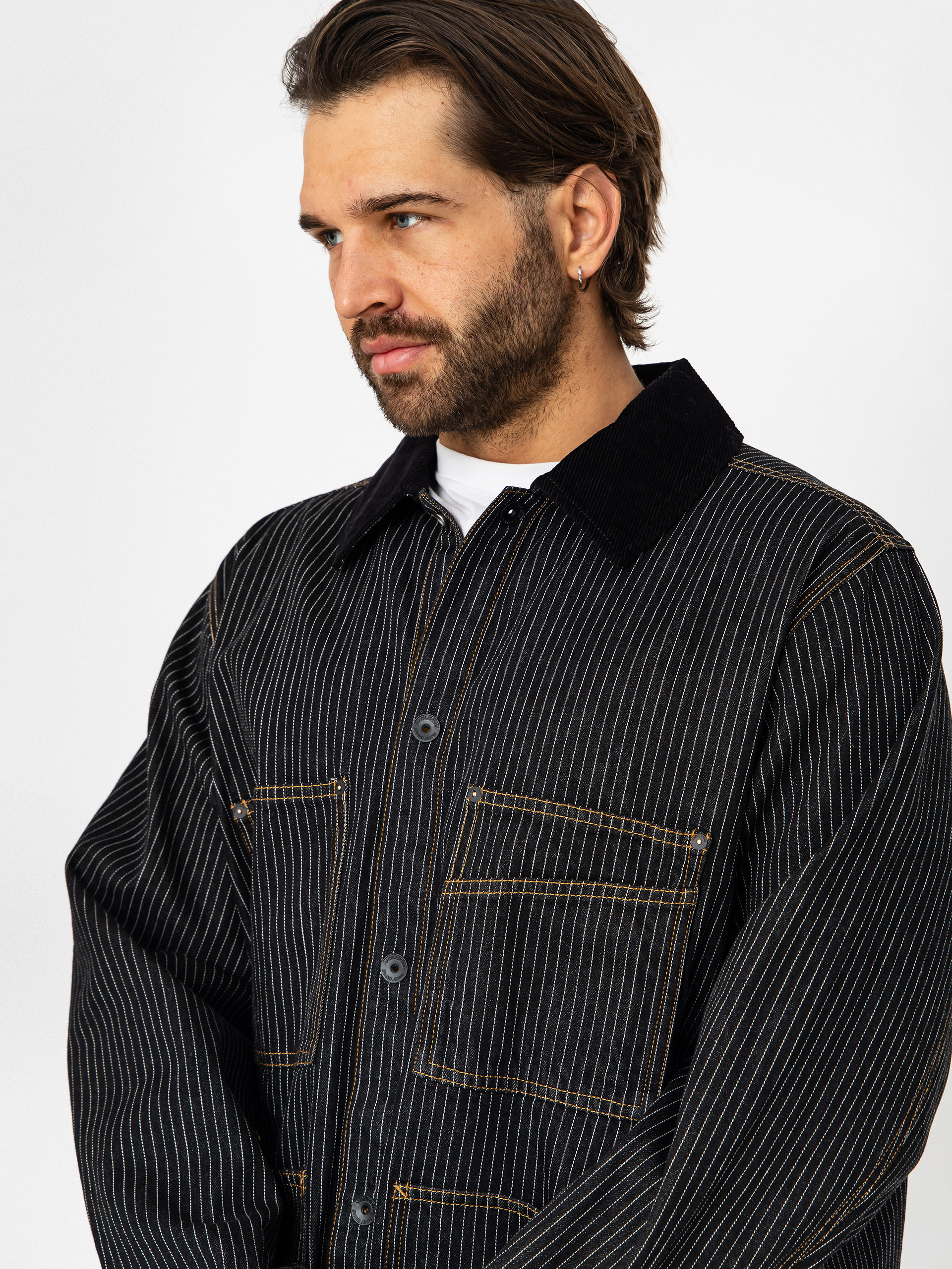 Volcom Work Dialed Jacke (black stripe)