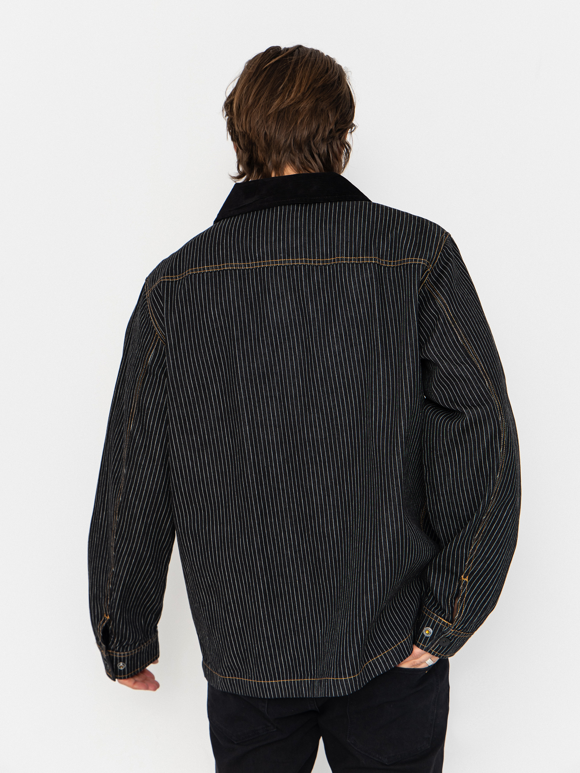Volcom Work Dialed Jacket (black stripe)