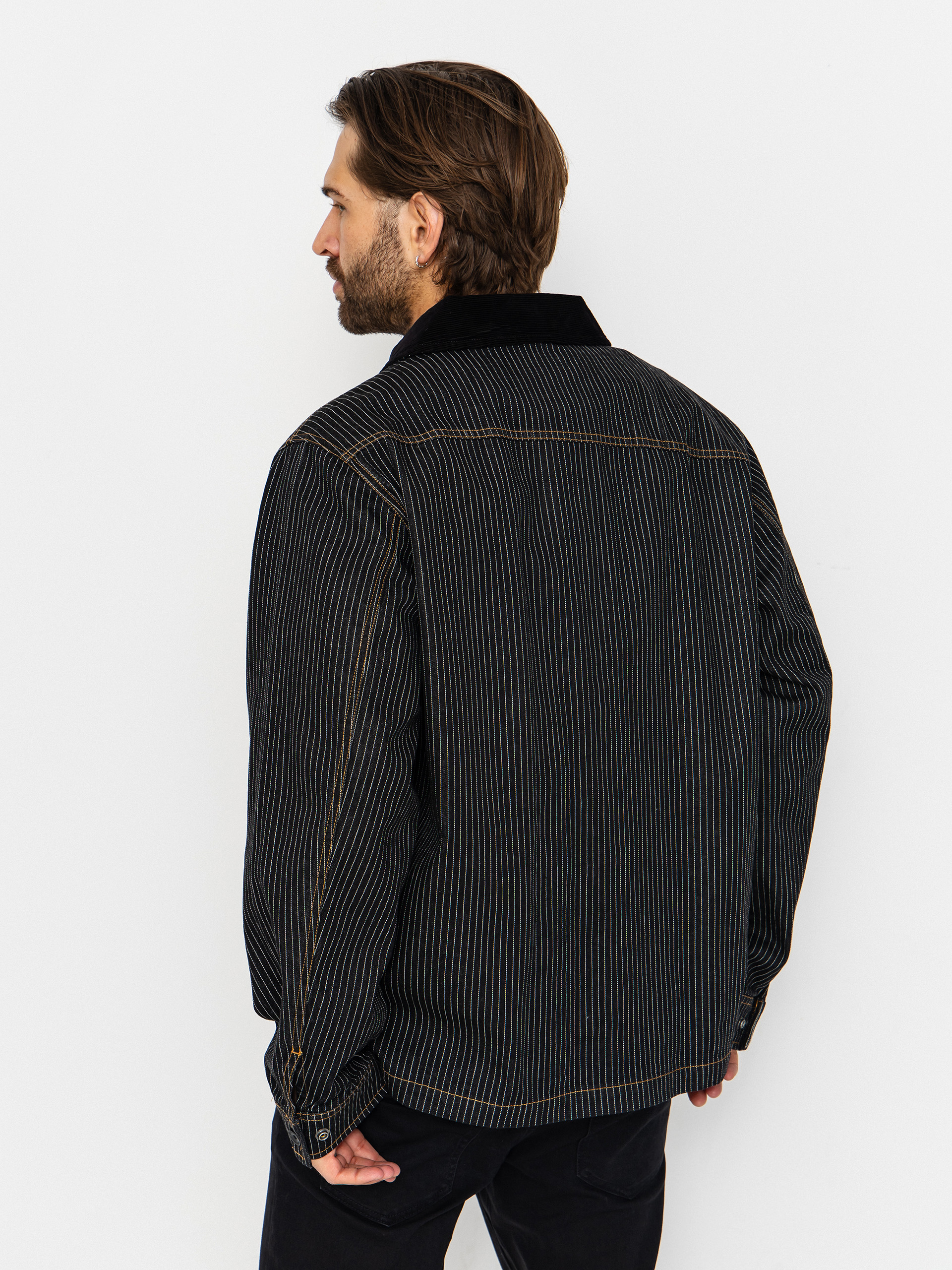 Volcom Work Dialed Jacket (black stripe)