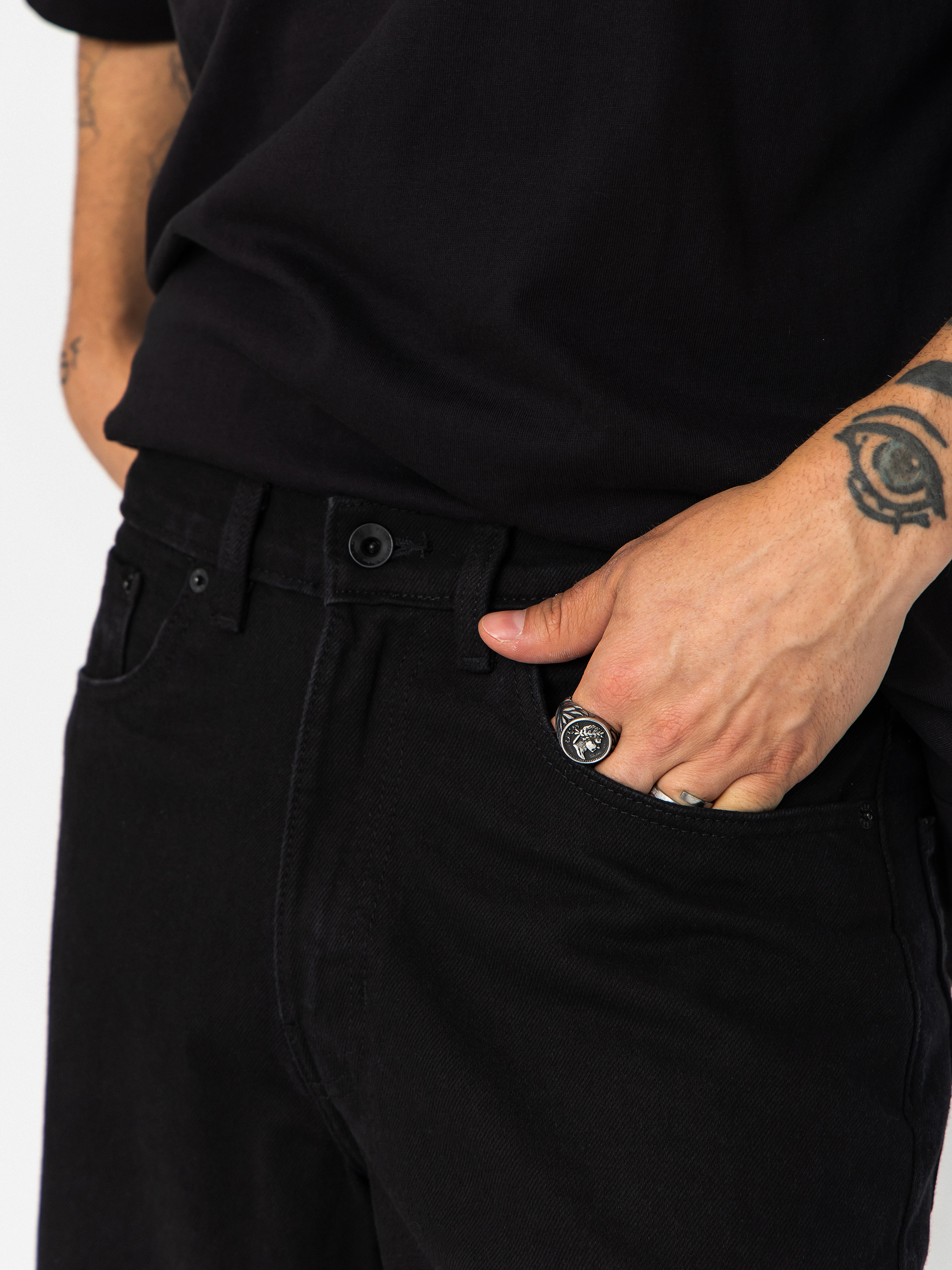 Vans Check 5 Loose Denim Pants (black)