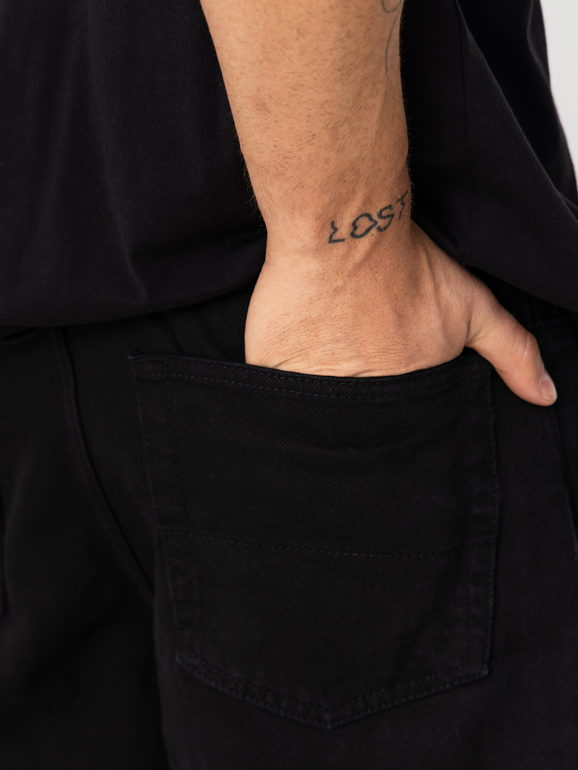 Vans Check 5 Loose Denim Pants (black)