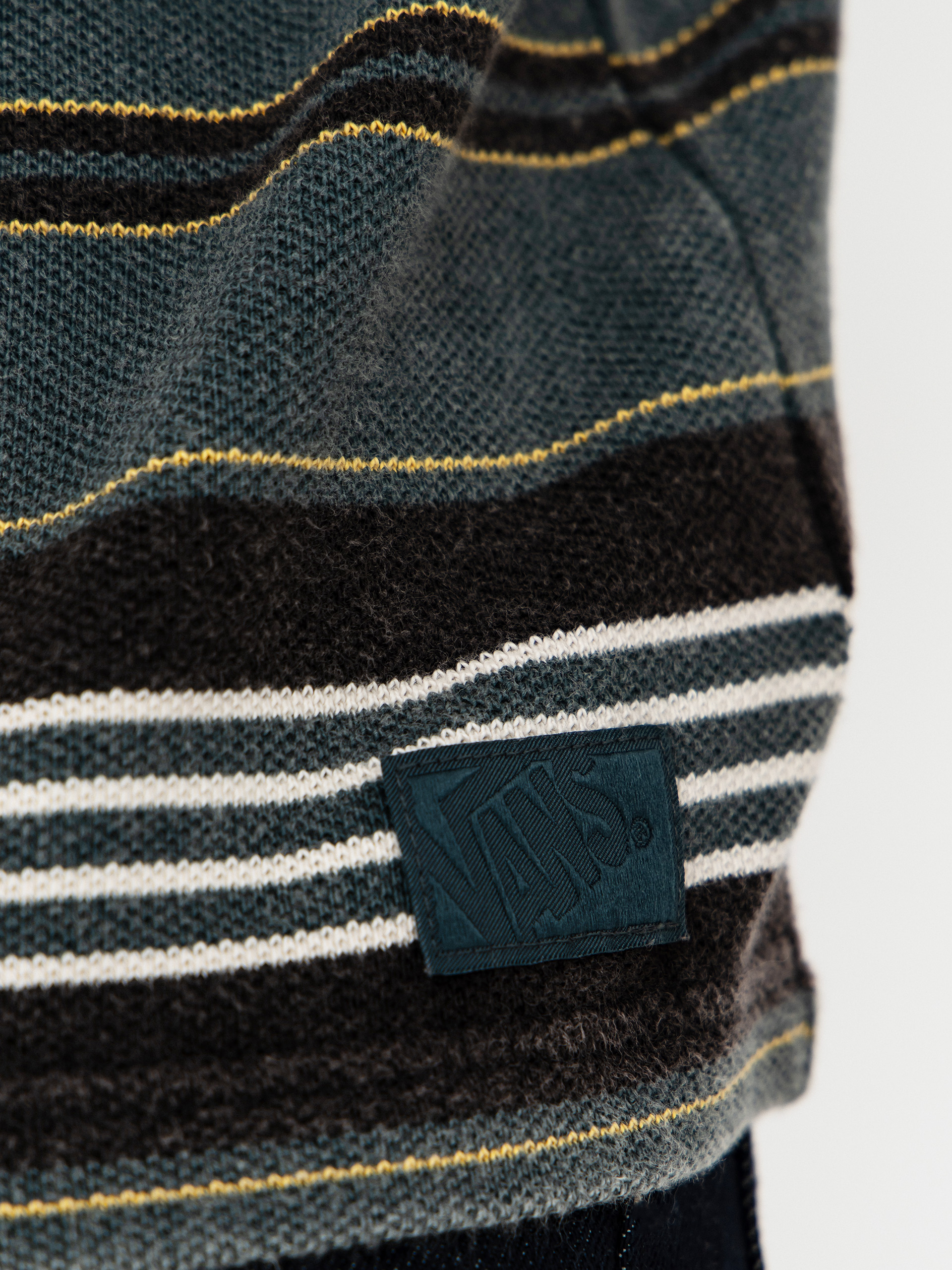 Vans Lx Pique Stripe Knit T-Shirt (mystic moss)