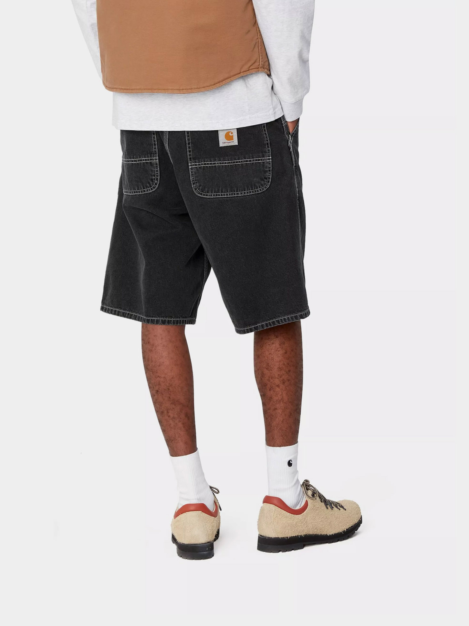 Carhartt WIP Shorts Simple (black heavy stone wash)