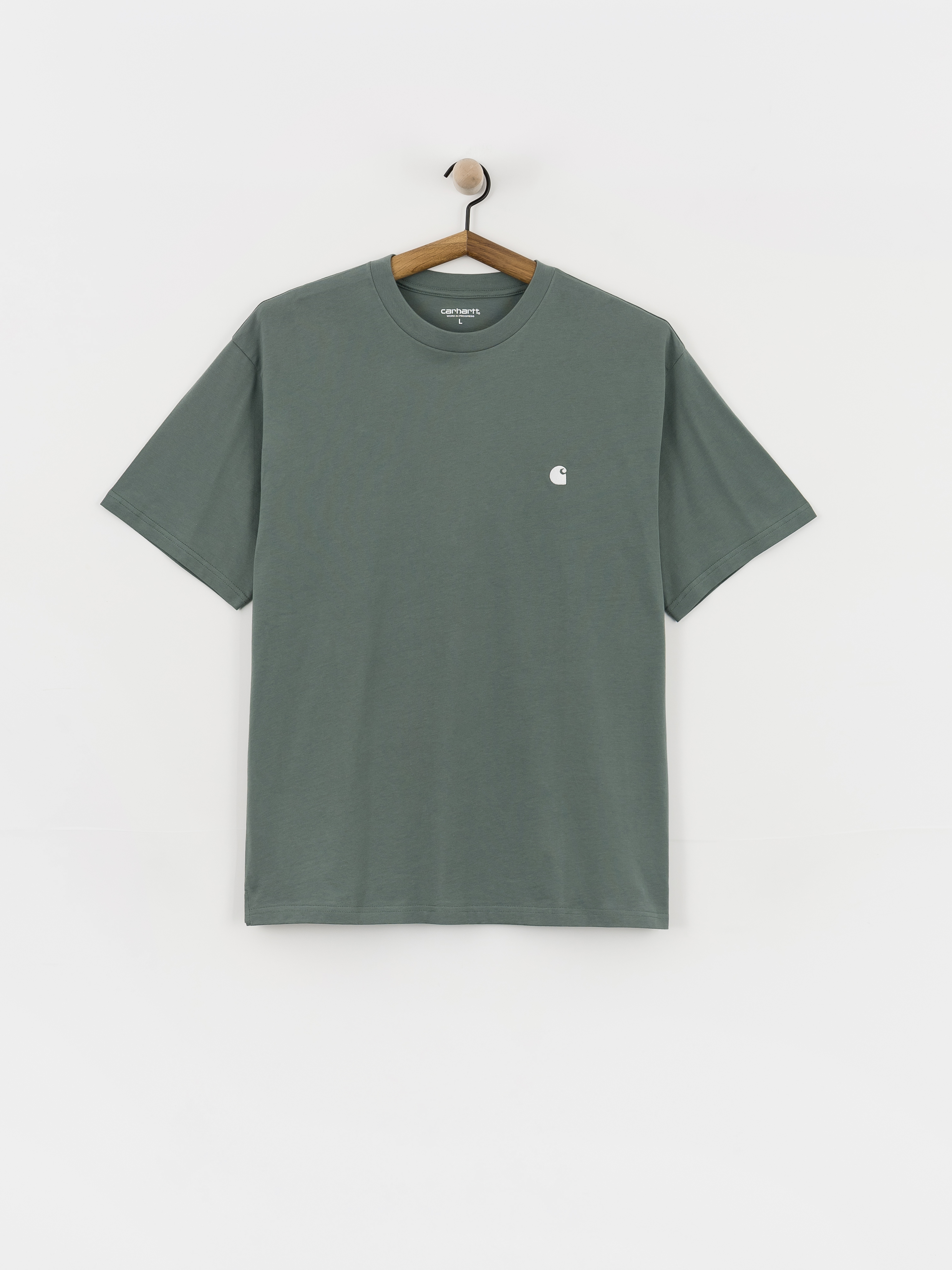 Carhartt WIP T-Shirt Madison (velvet green/white)