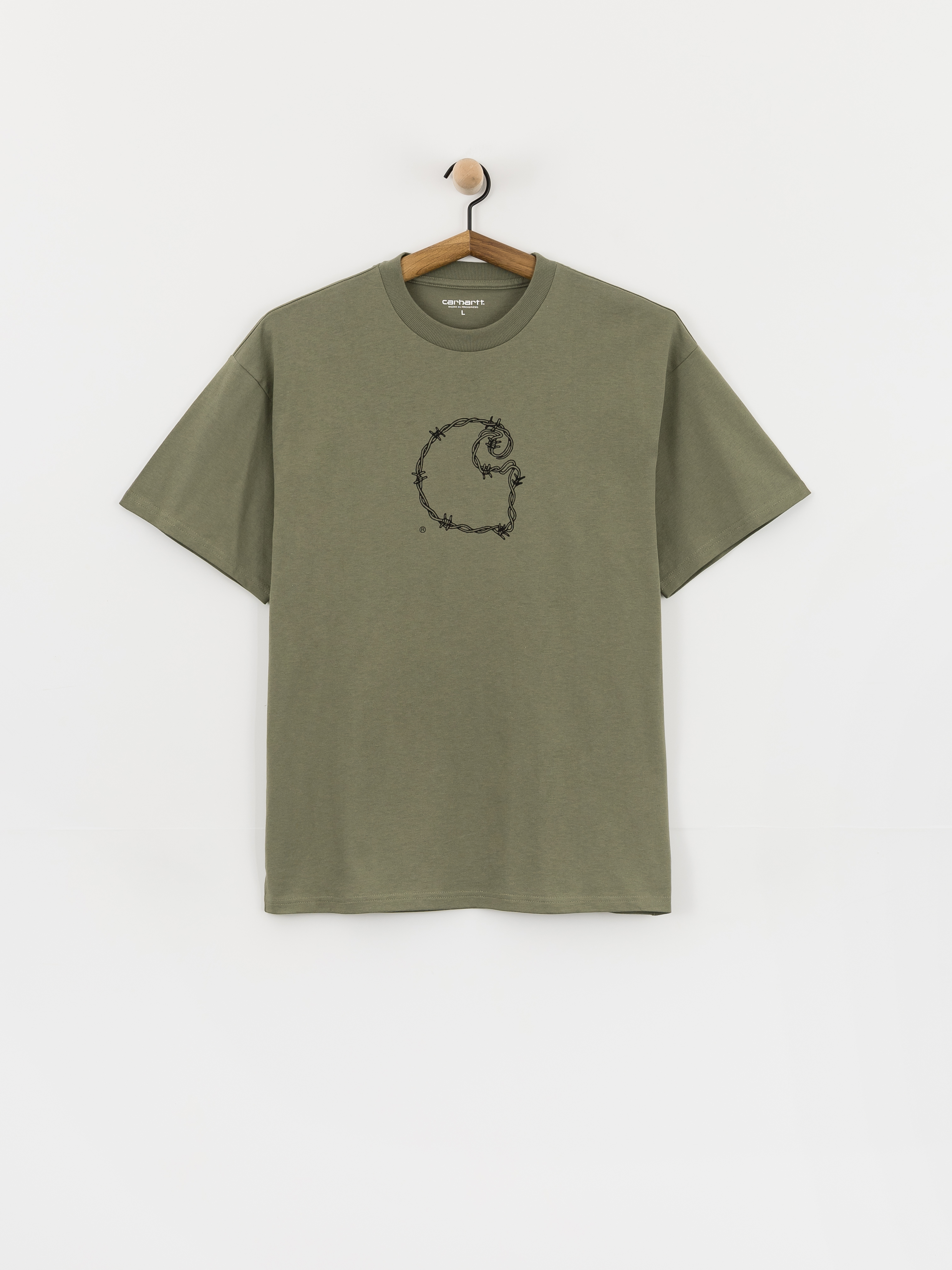 Carhartt WIP T-Shirt Barbwire C (dollar green)
