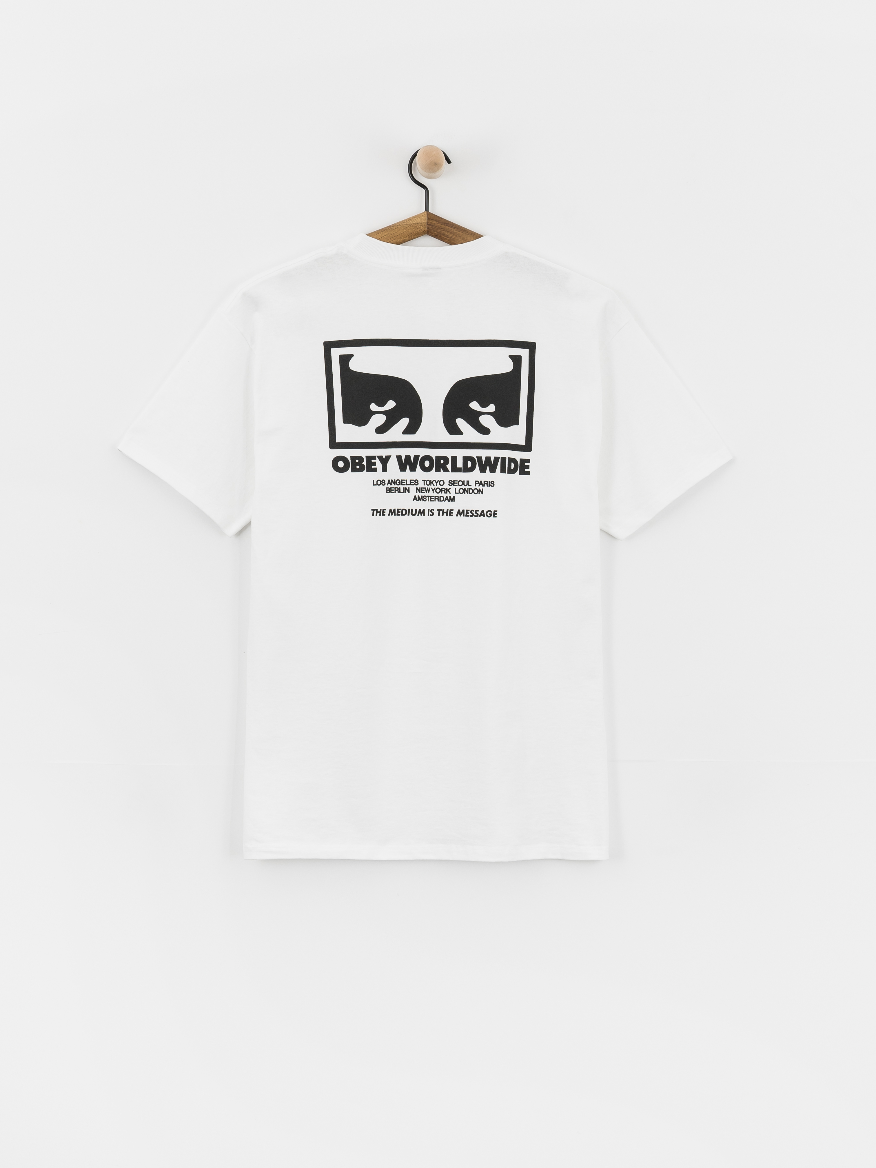 OBEY The Medium Is The Message T-Shirt (white)