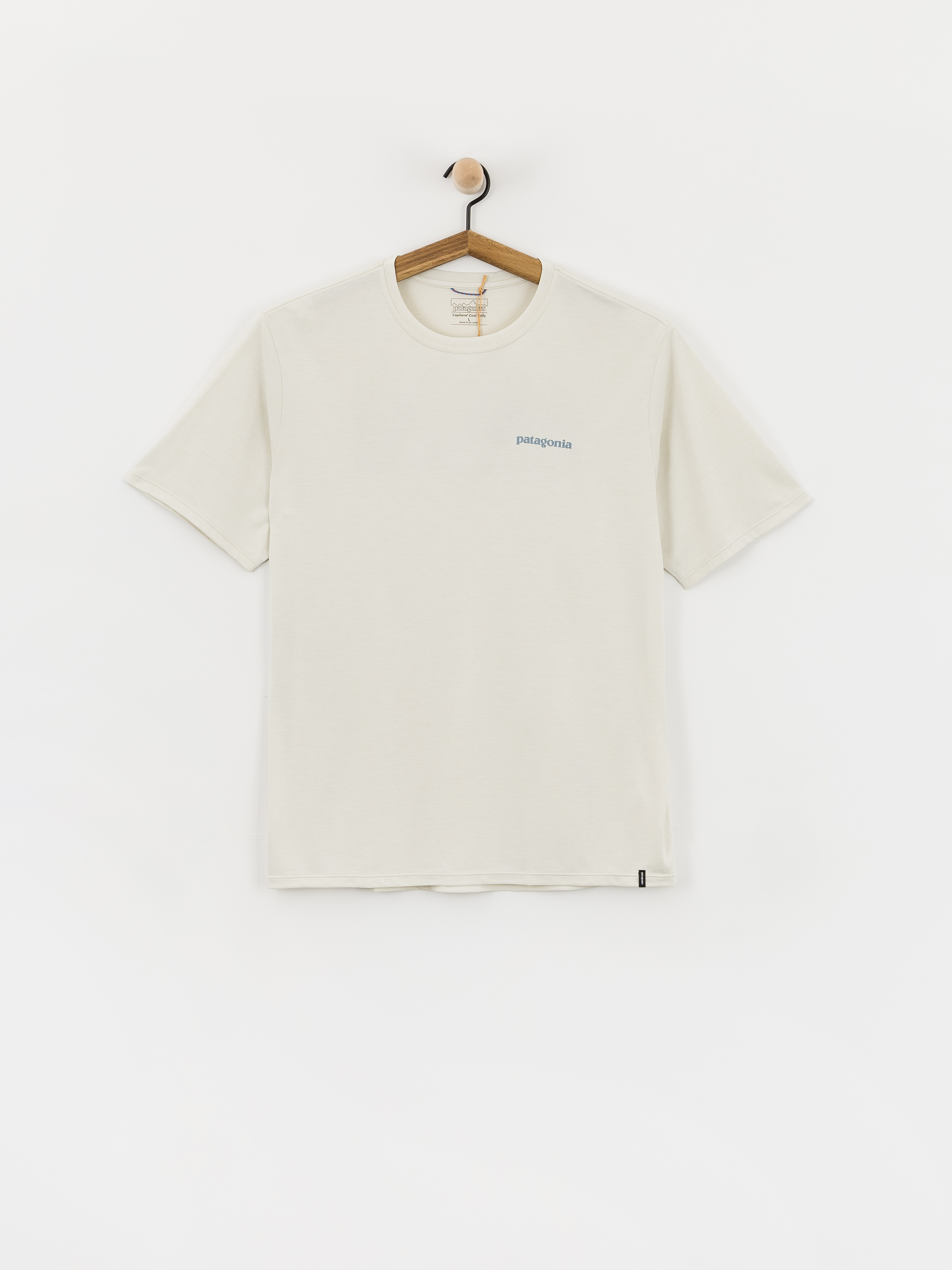 Patagonia Capilene Cool Boardshort Logo T-Shirt (dyno white)