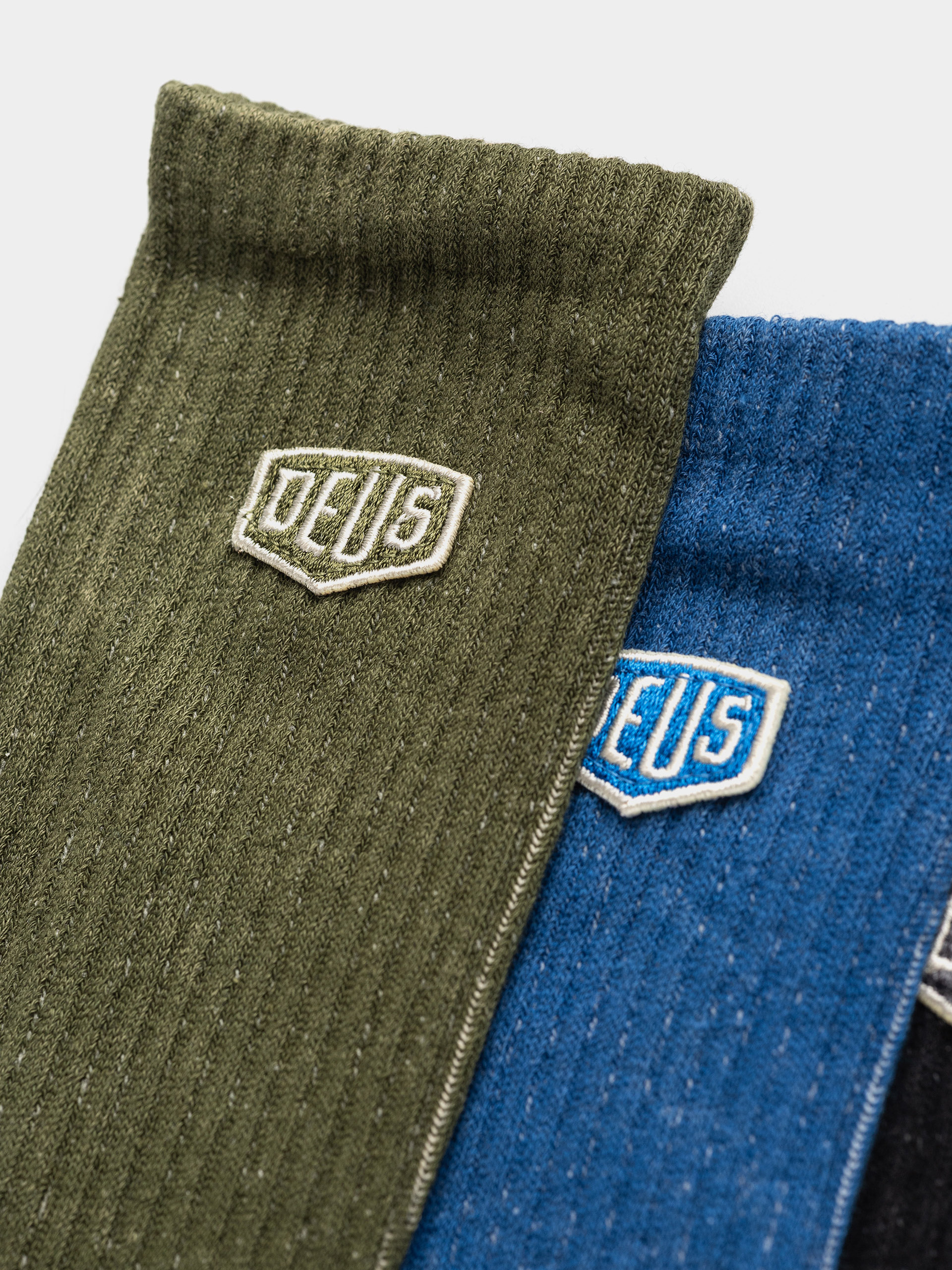 Deus Ex Machina Shield Garment Dyed Sock 3 Pack Socken (multi)